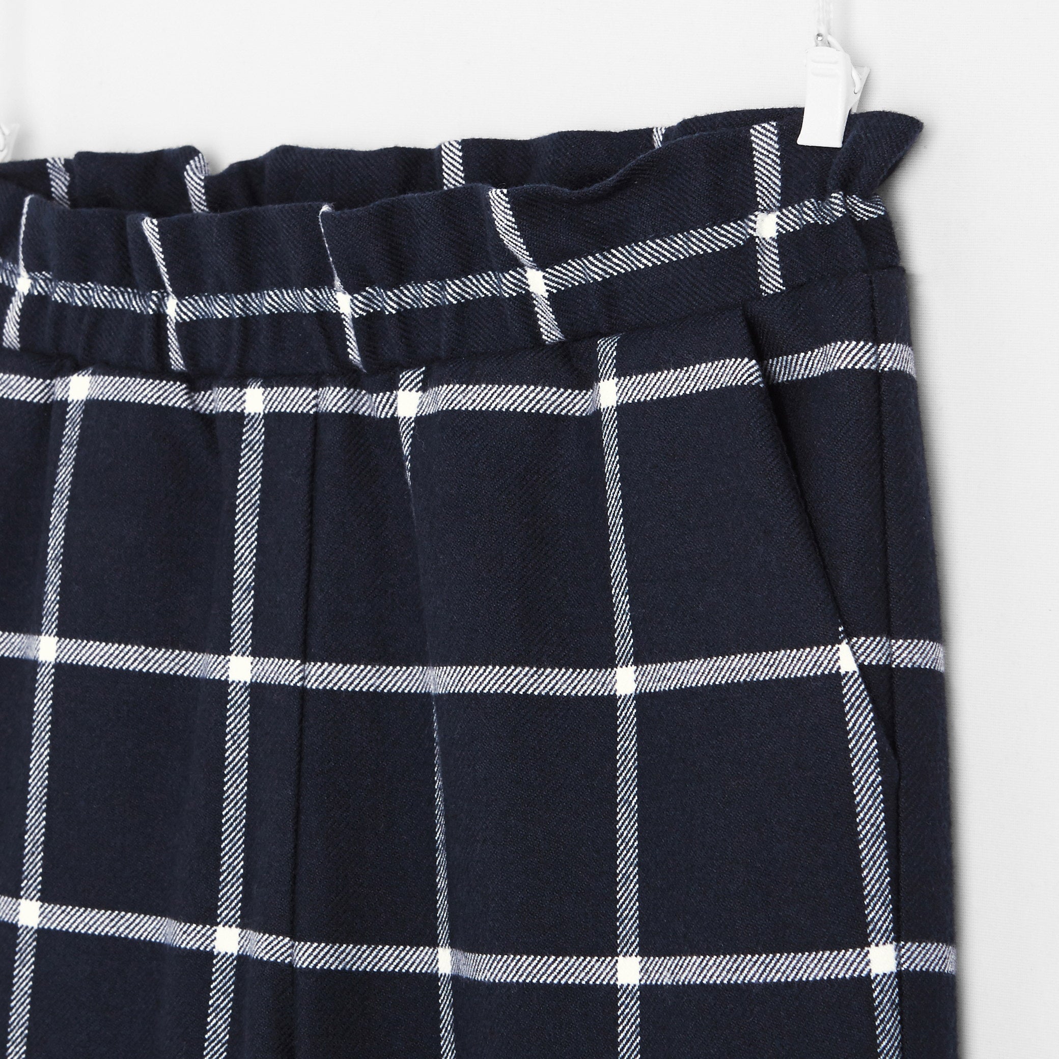 Girl checked flannel pants