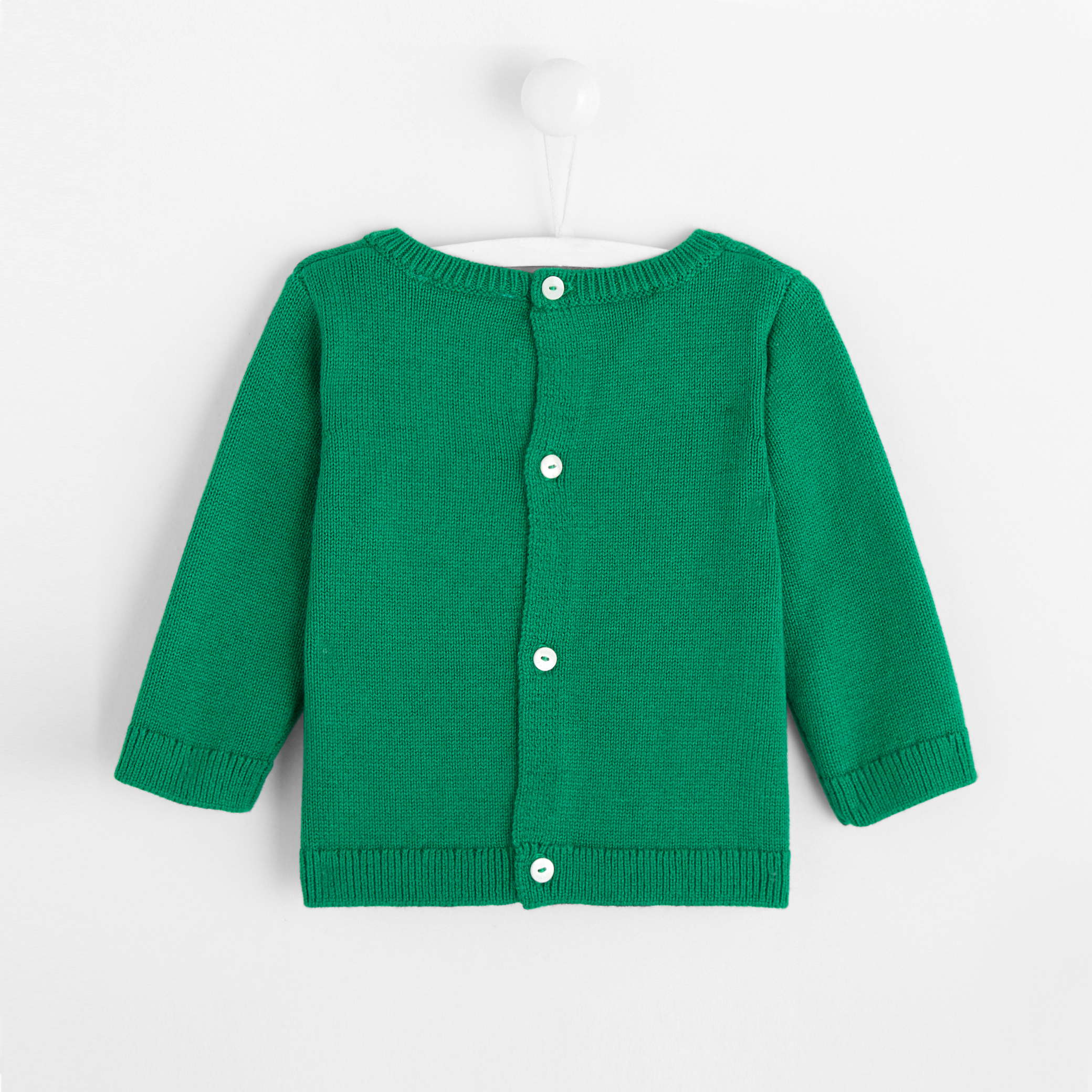 Baby boy jacquard sheep jumper