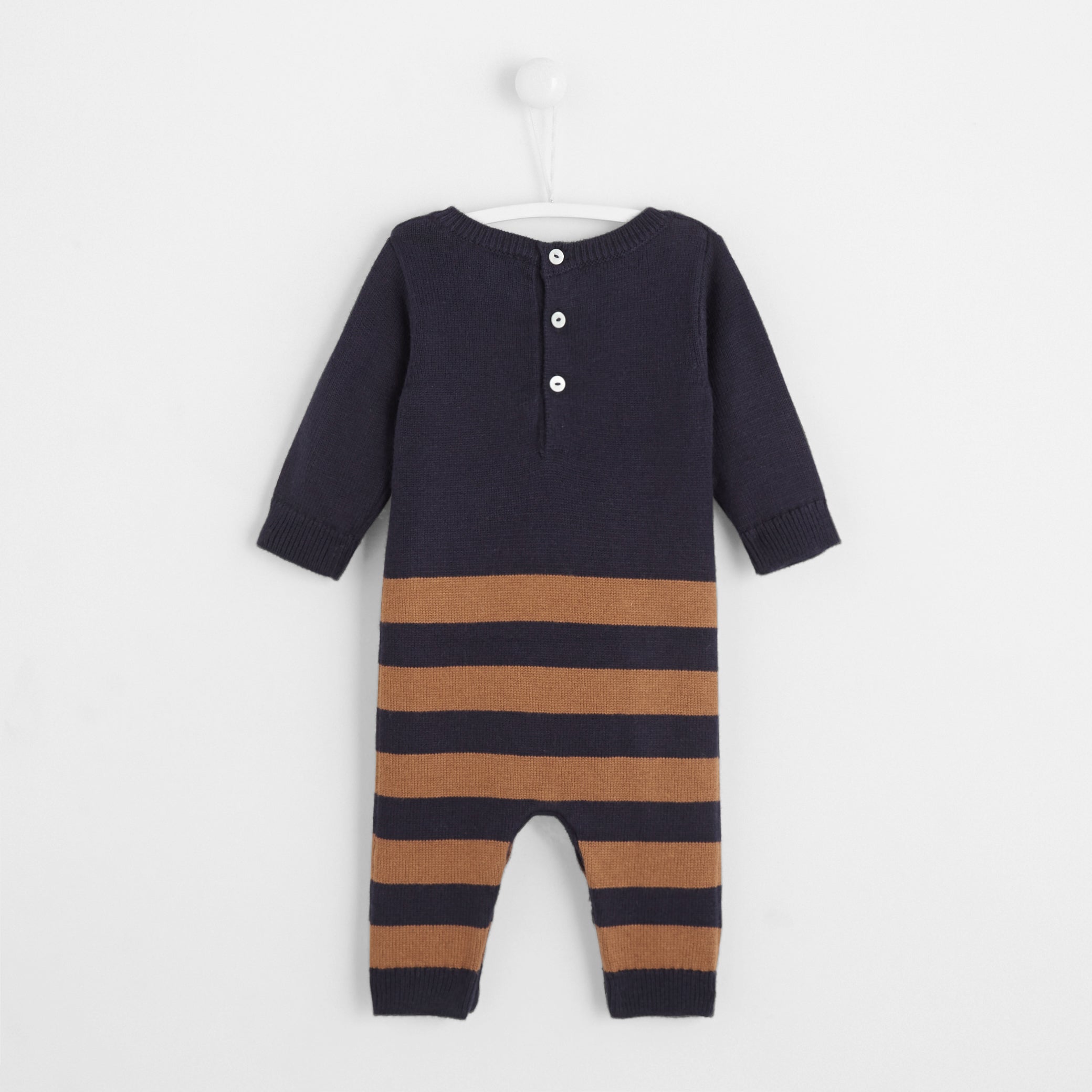 Baby boy knit jumpsuit