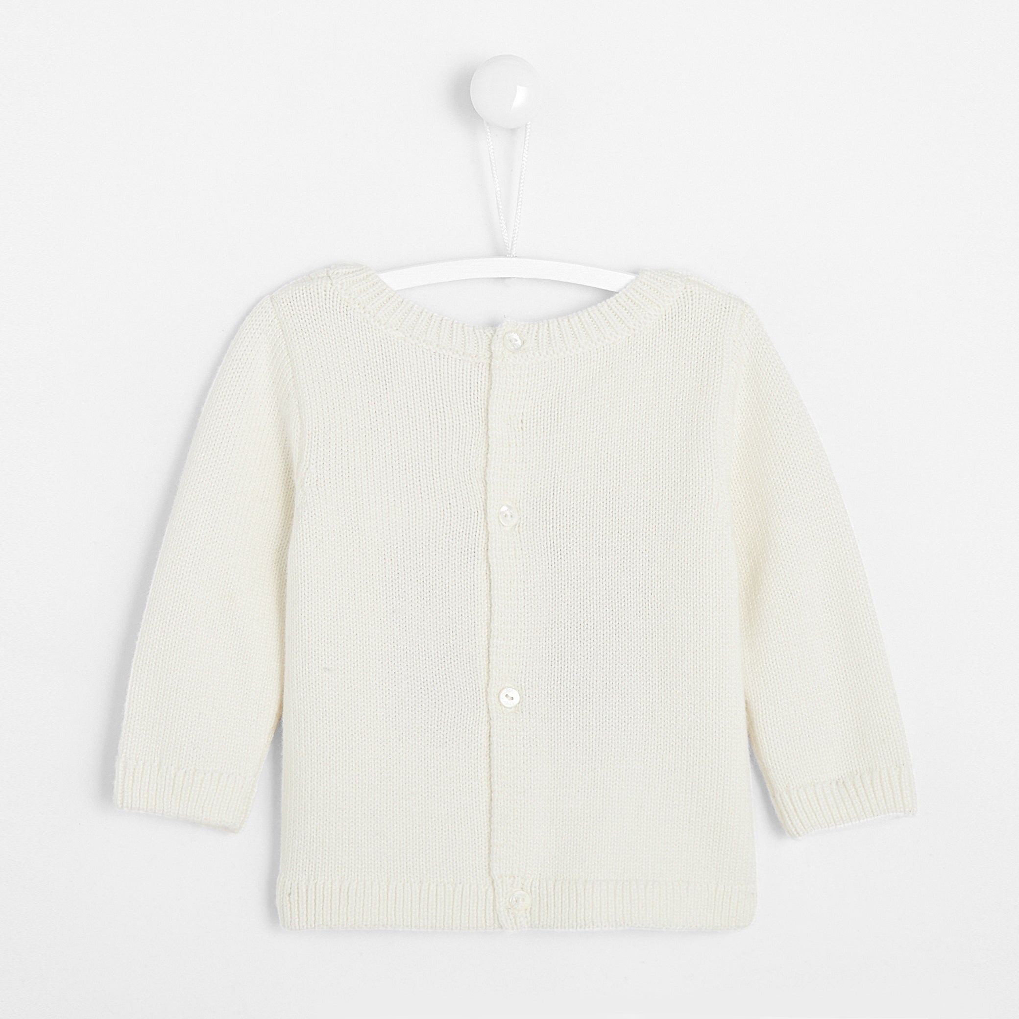 Baby boy intarsia bus sweater