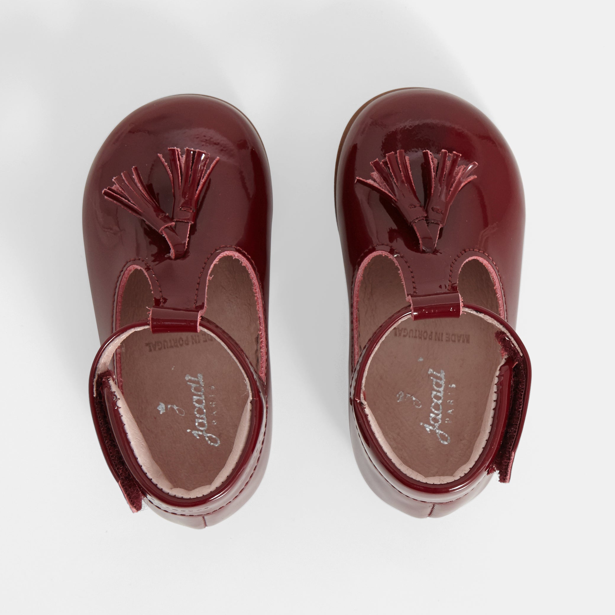 Baby girl patent leather t-strap shoes