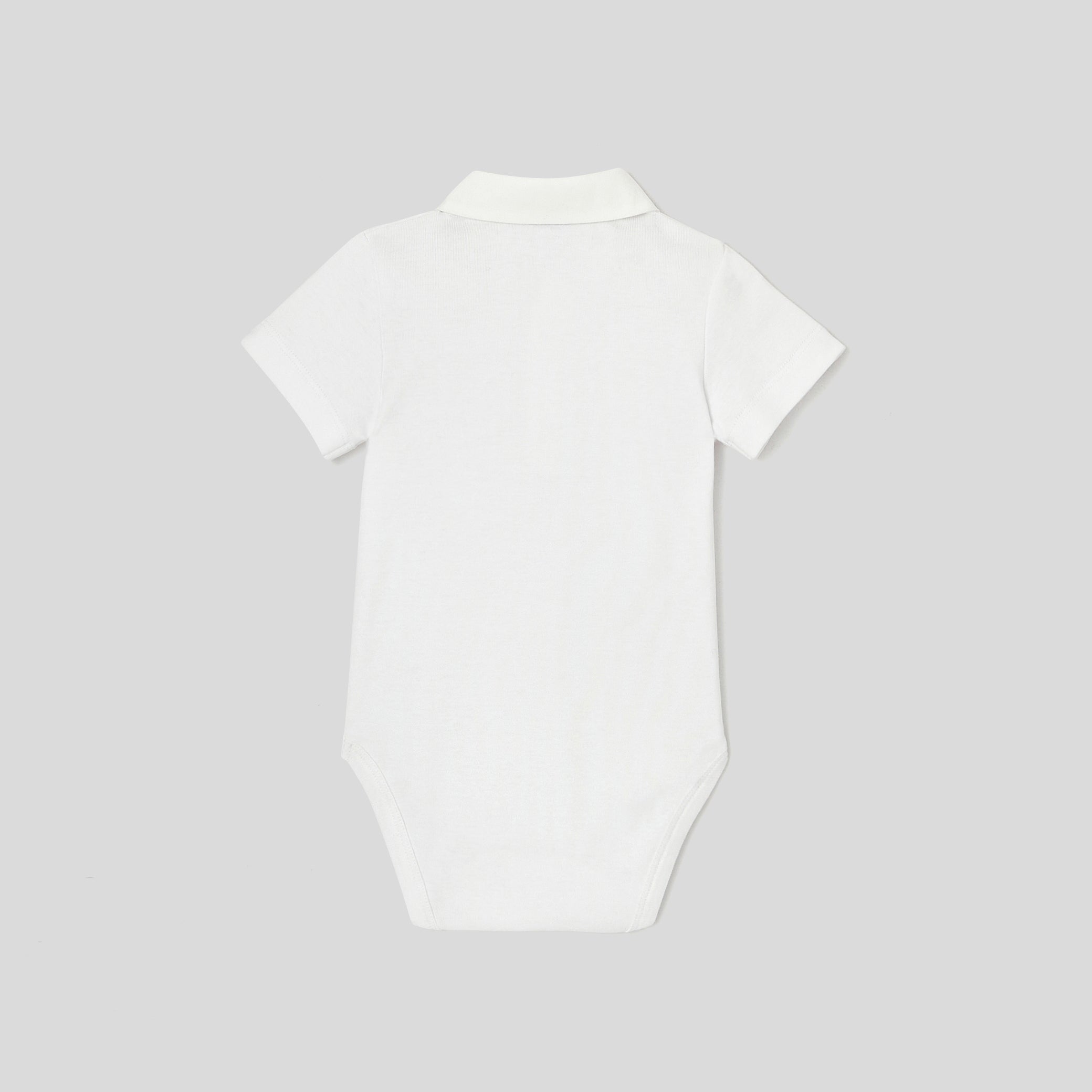 Baby boy Oxford collar bodysuit