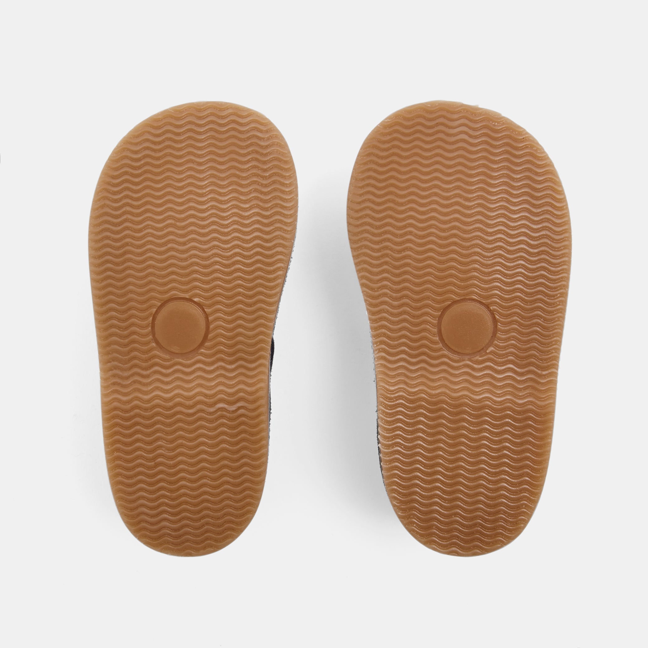 Unisex smooth leather T-strap shoes