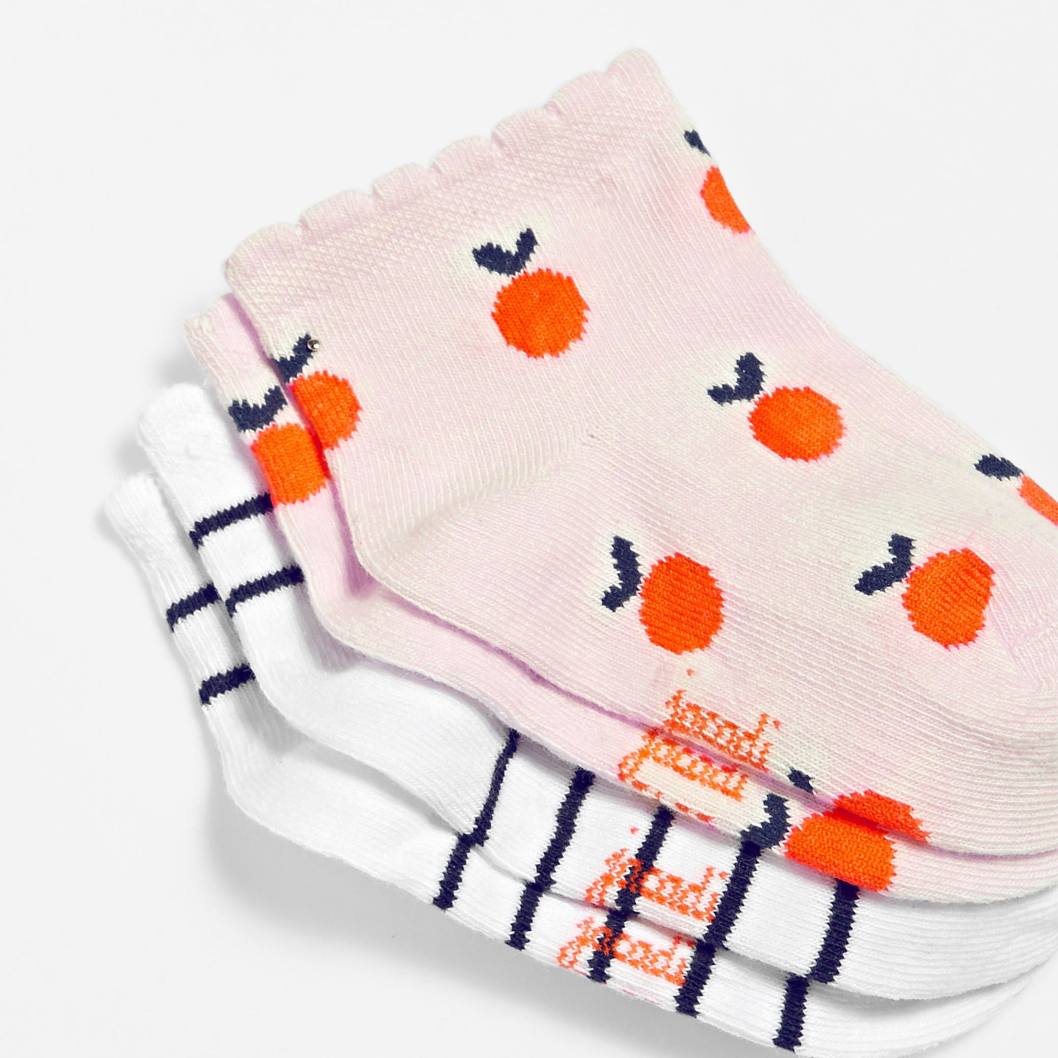 Toddler girl duo of socks