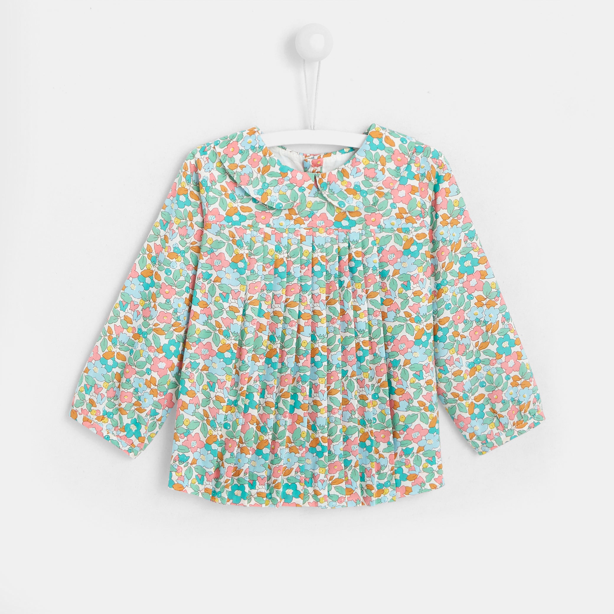 Toddler girl blouse in Liberty fabric
