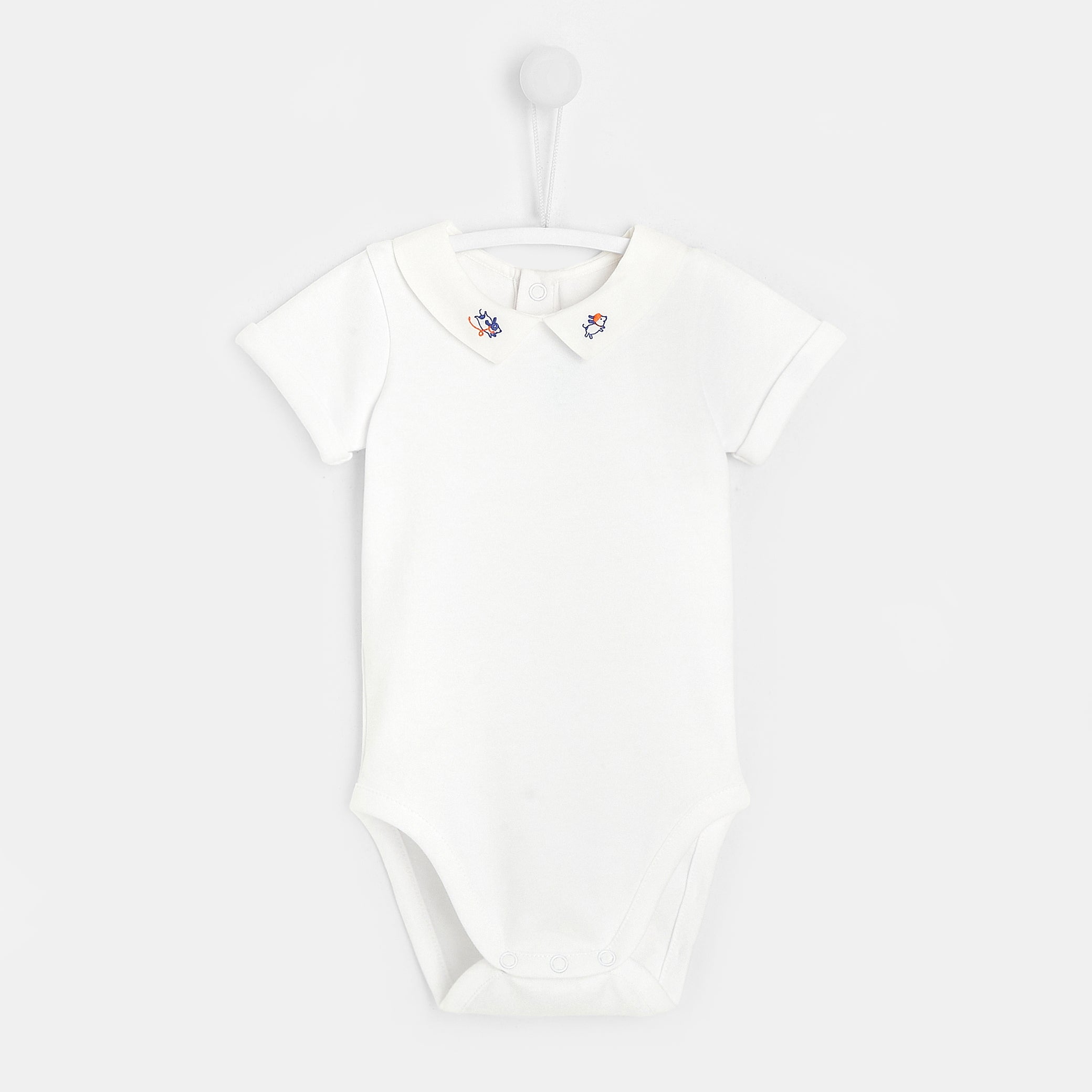 Baby boy short sleeve bodysuit