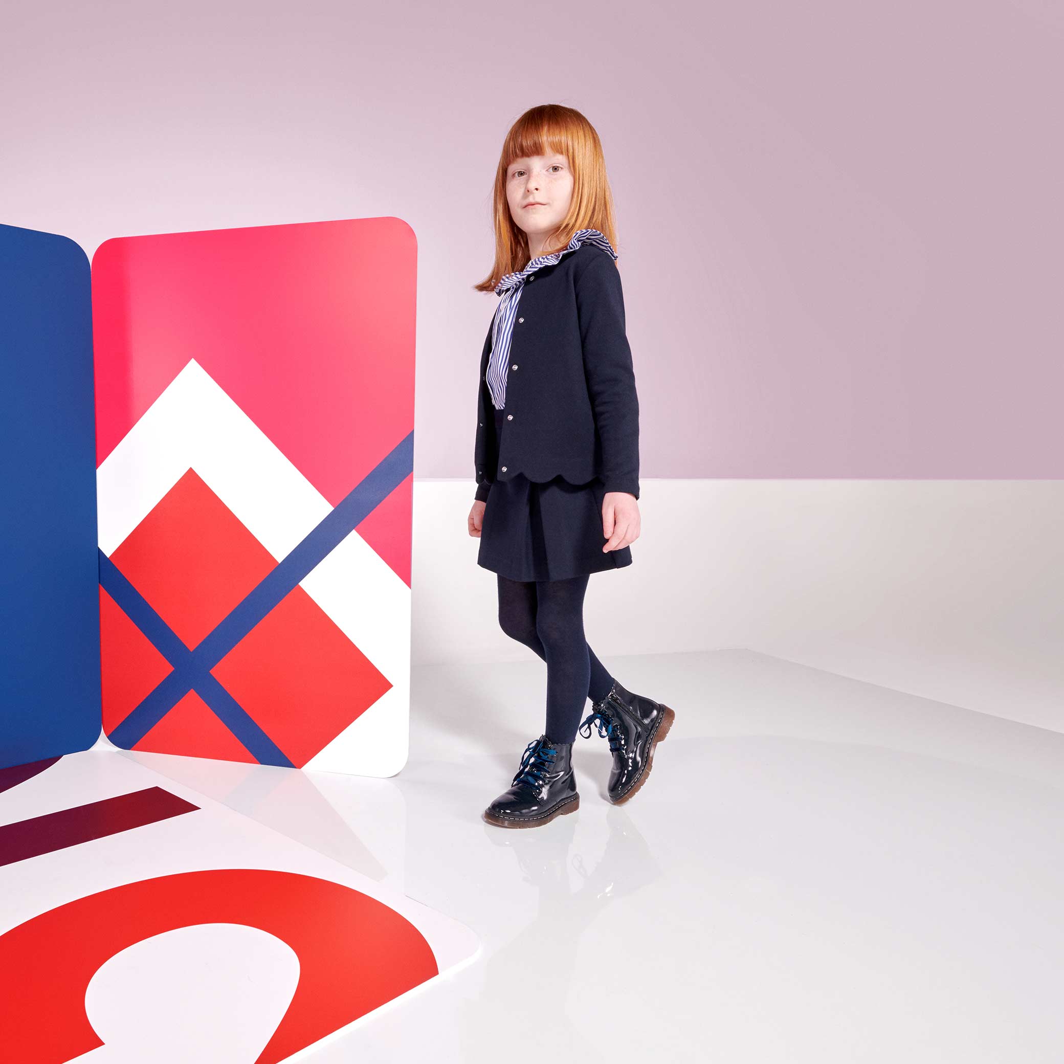 Girl fleece cardigan