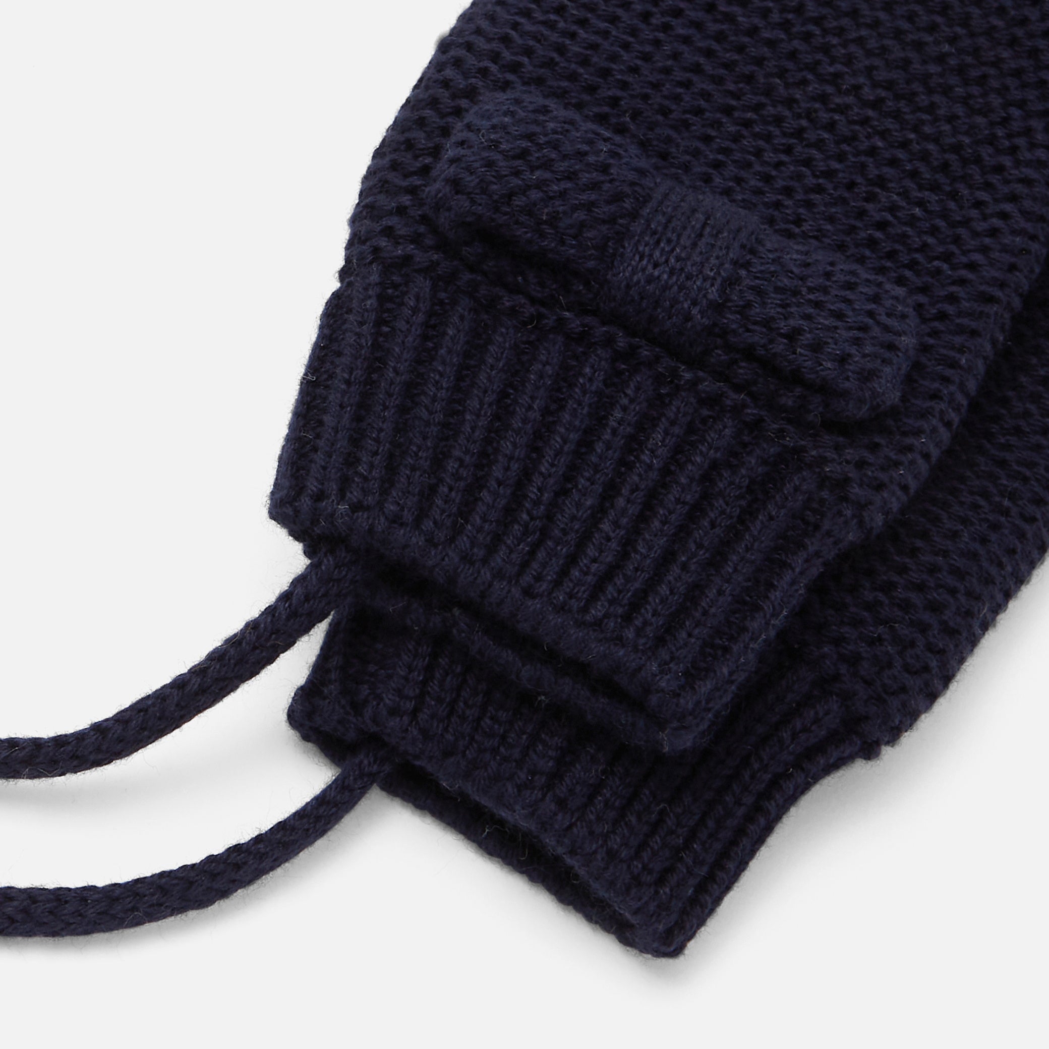 Baby girl knitted mitts