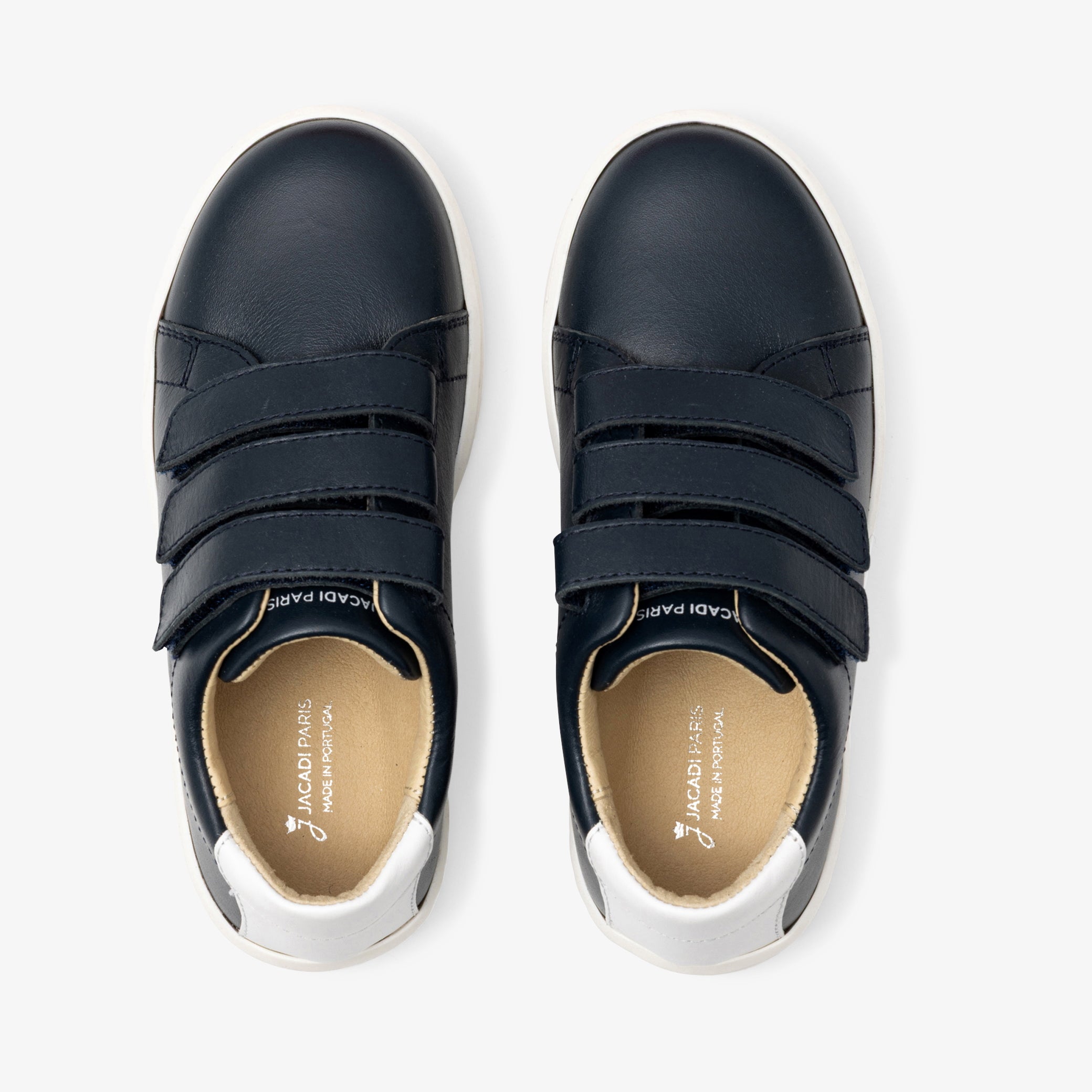 Boy smooth leather tennis shoes