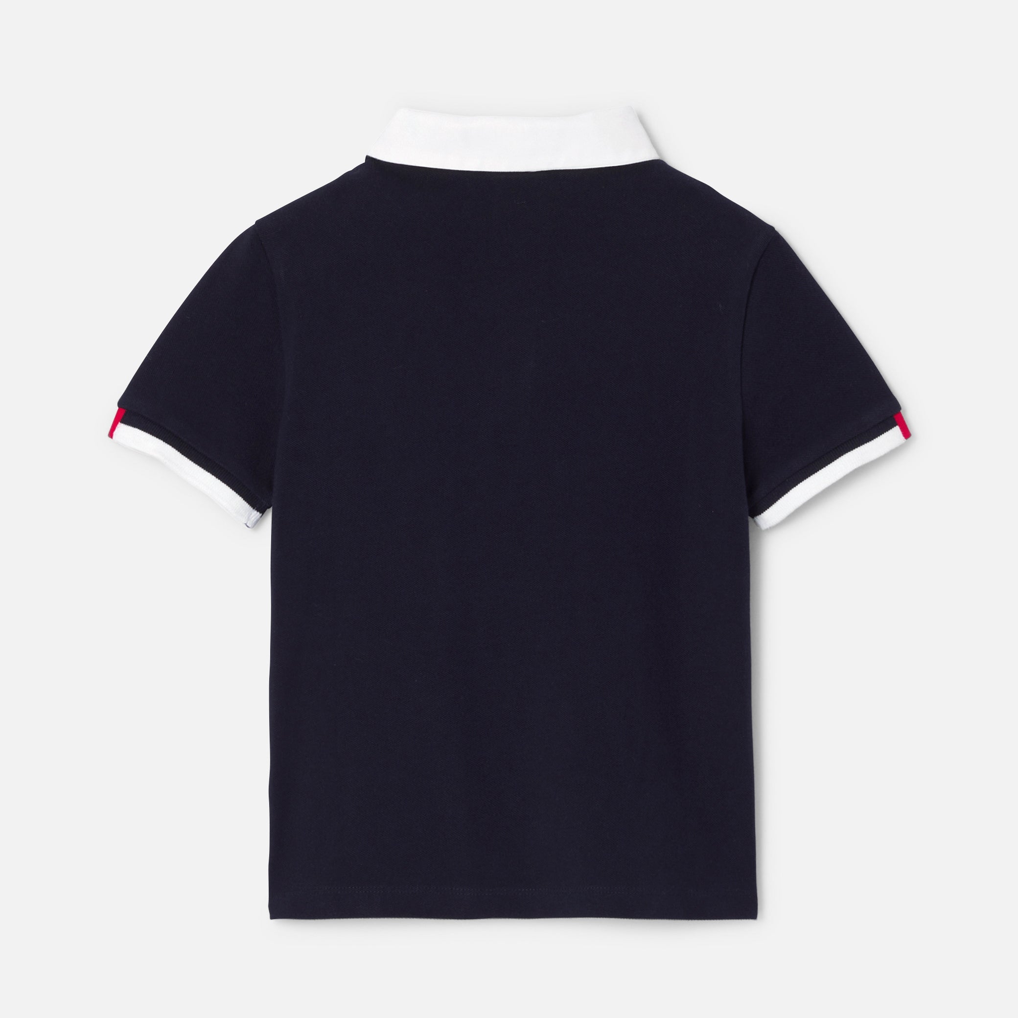 Boy short-sleeved polo shirt