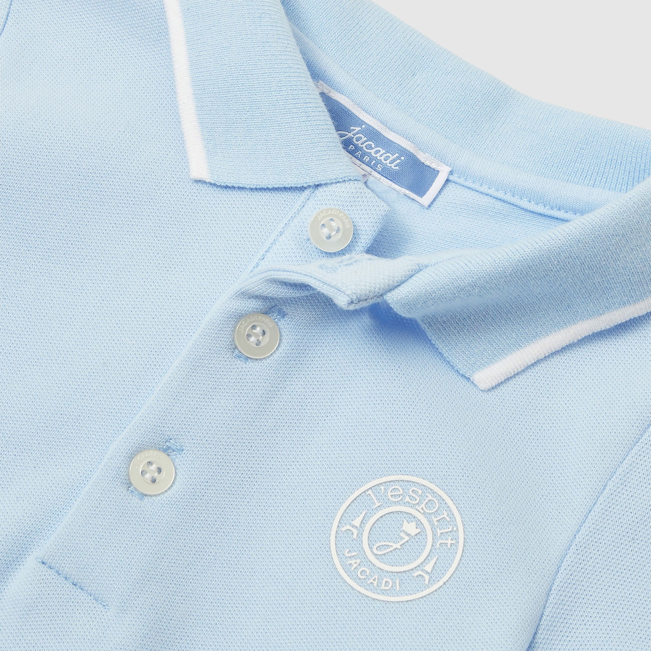 Baby boy polo bodysuit