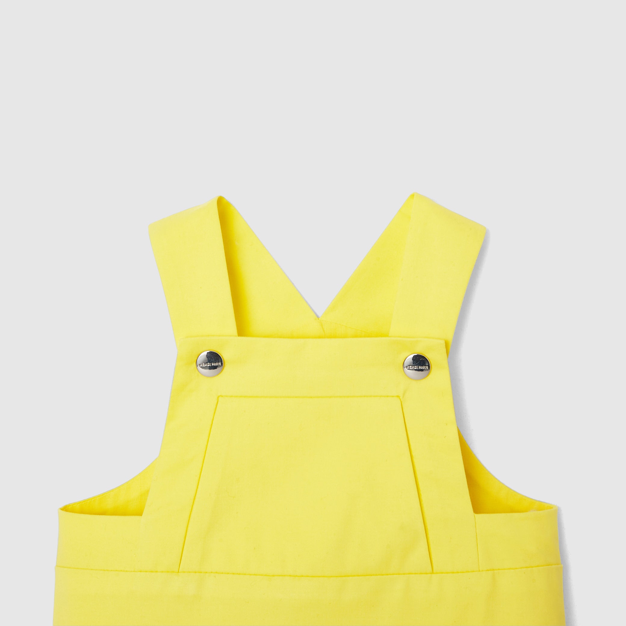 Baby boy short twill romper