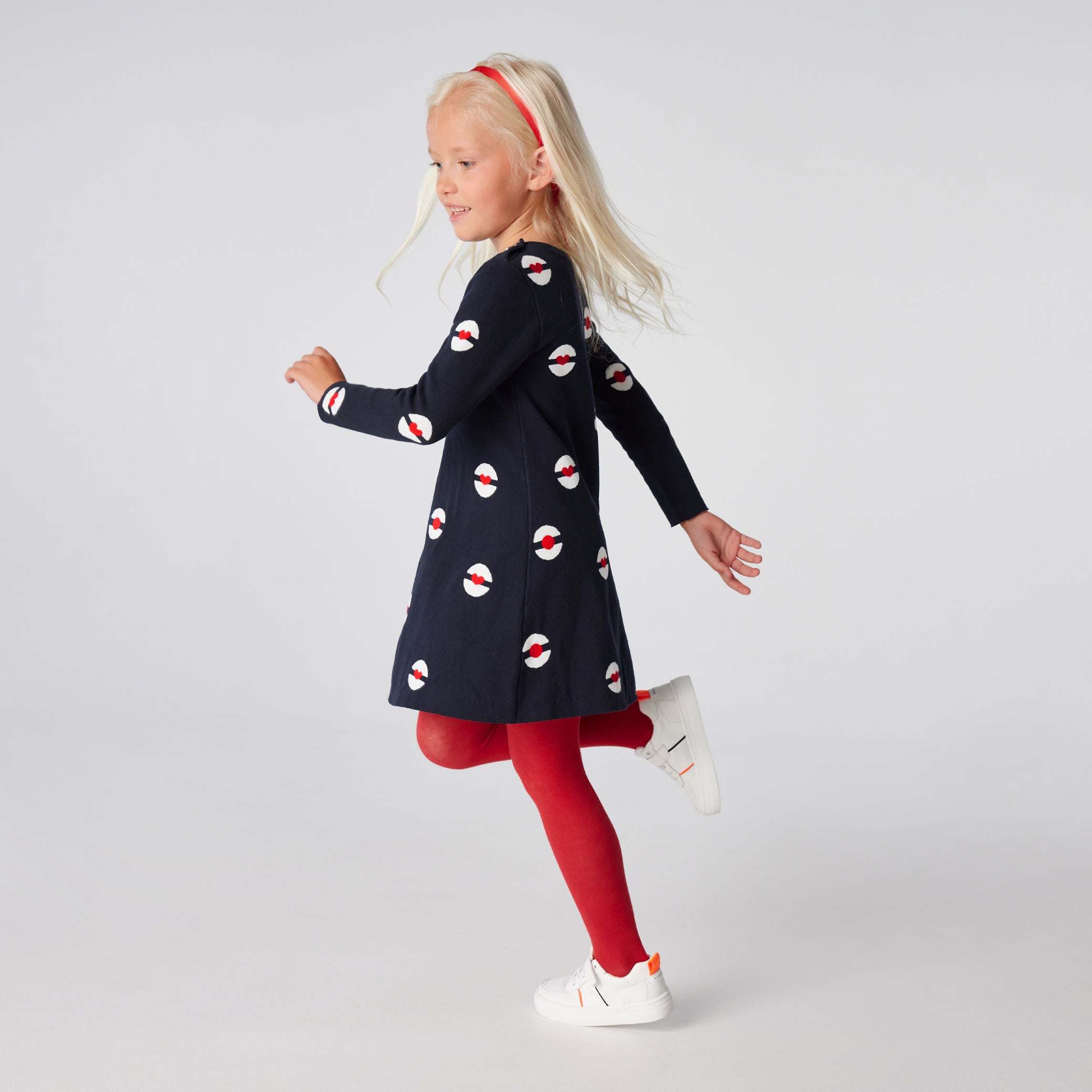 Girl knitted dress