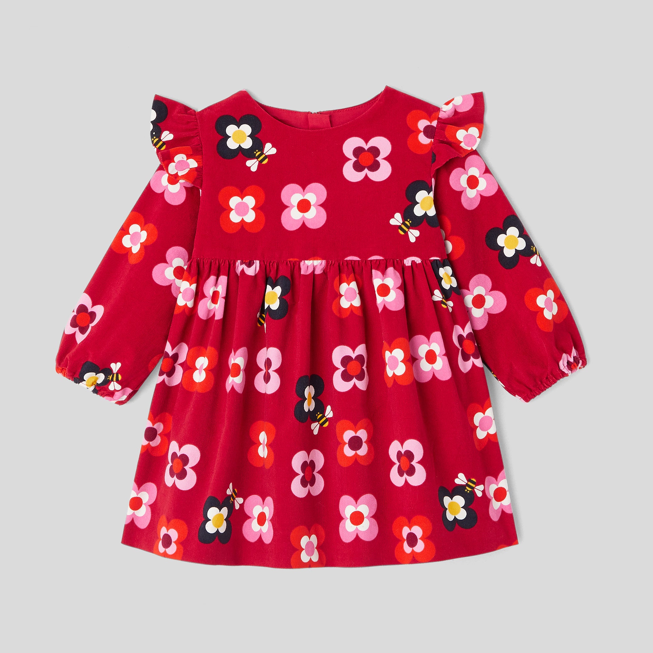 Toddler girl velvet dress