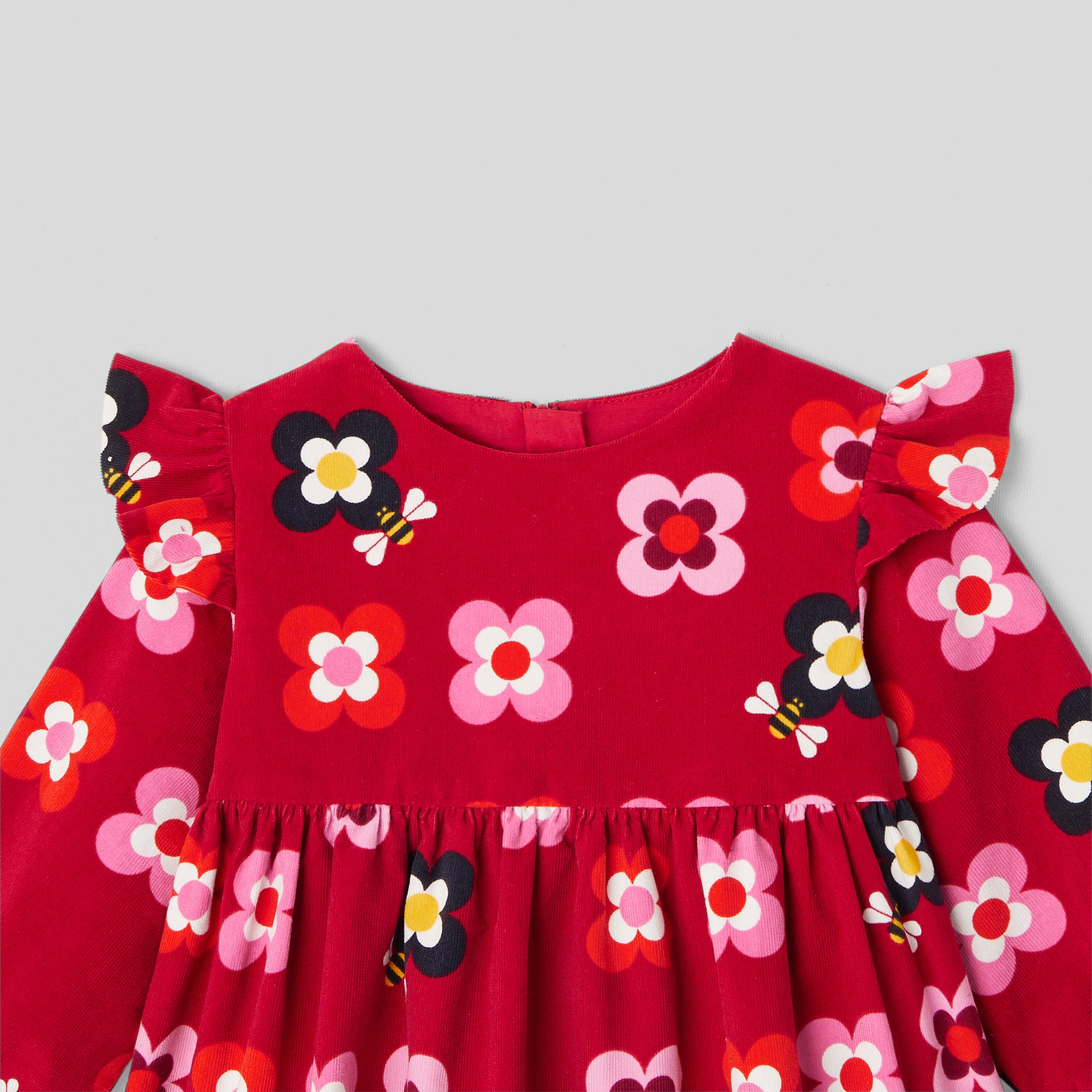 Toddler girl velvet dress