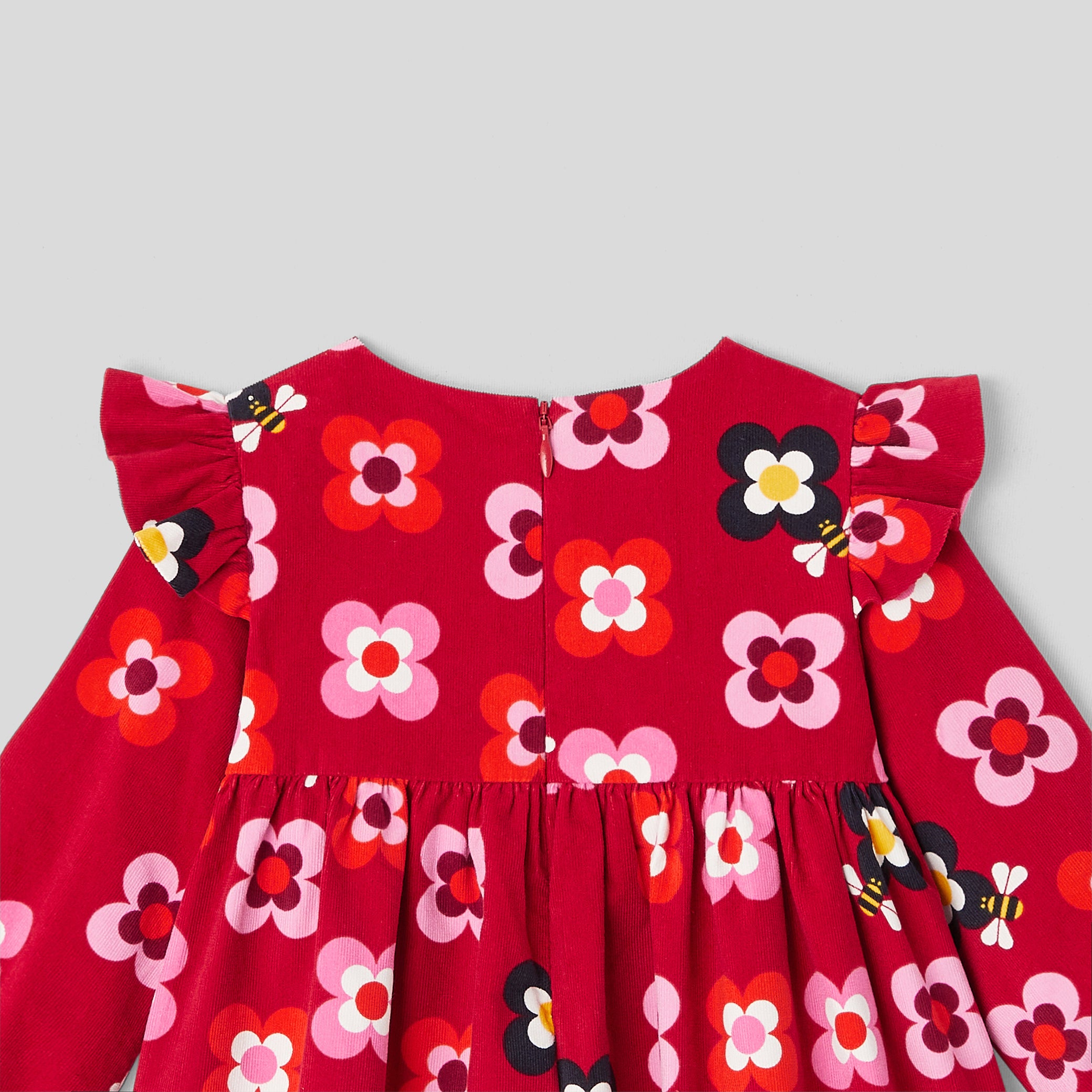 Toddler girl velvet dress