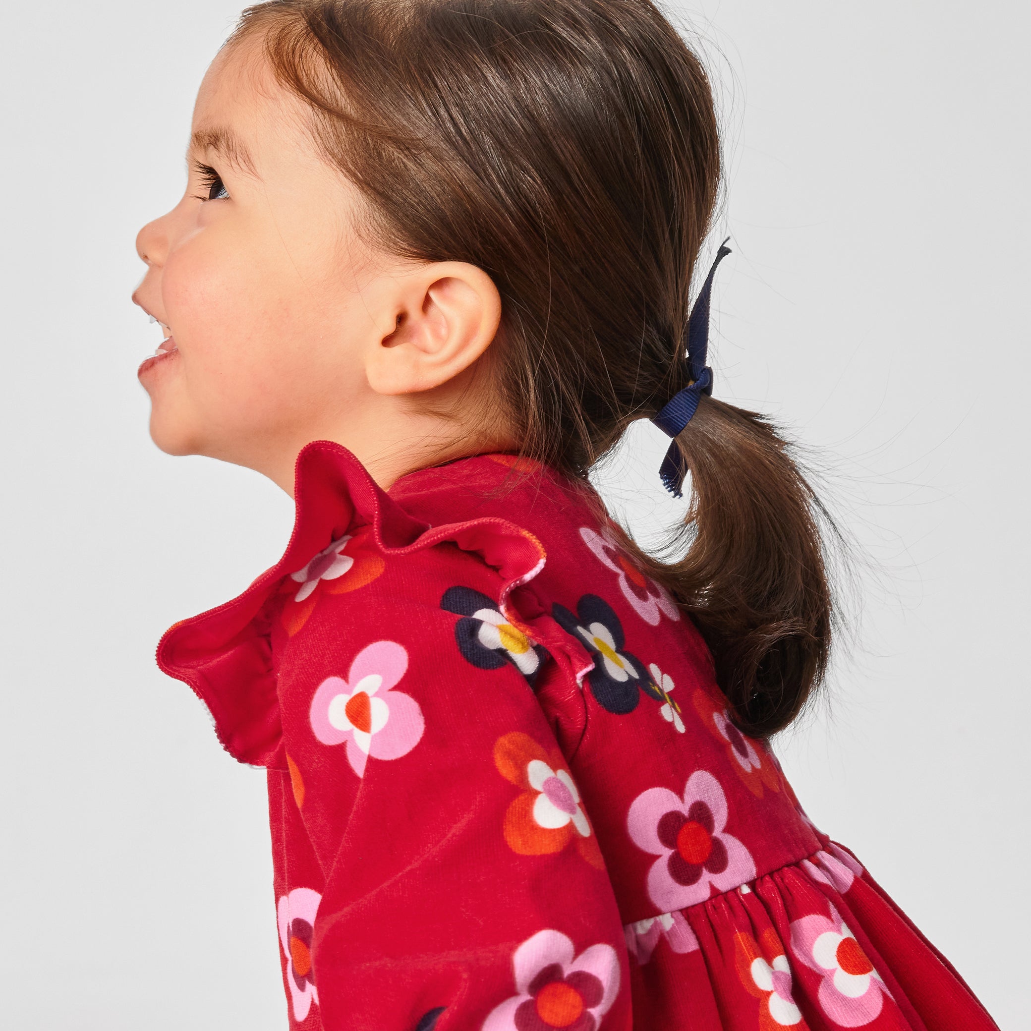 Toddler girl velvet dress