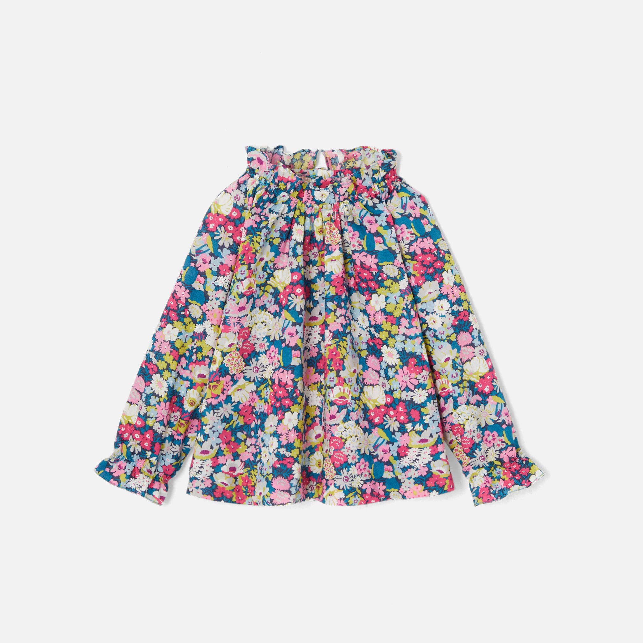 Toddler girl blouse in Liberty fabric