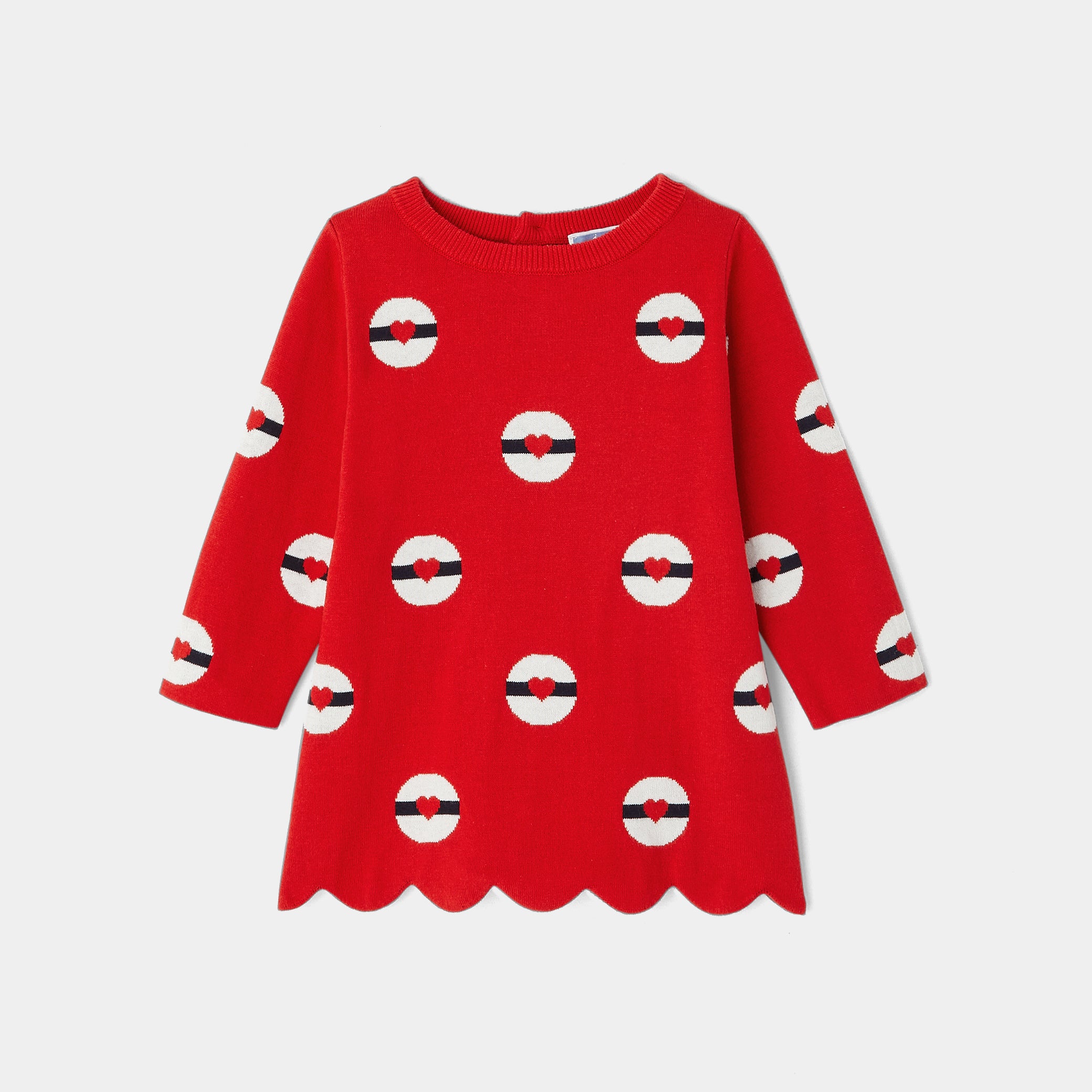 Toddler girl knit dress