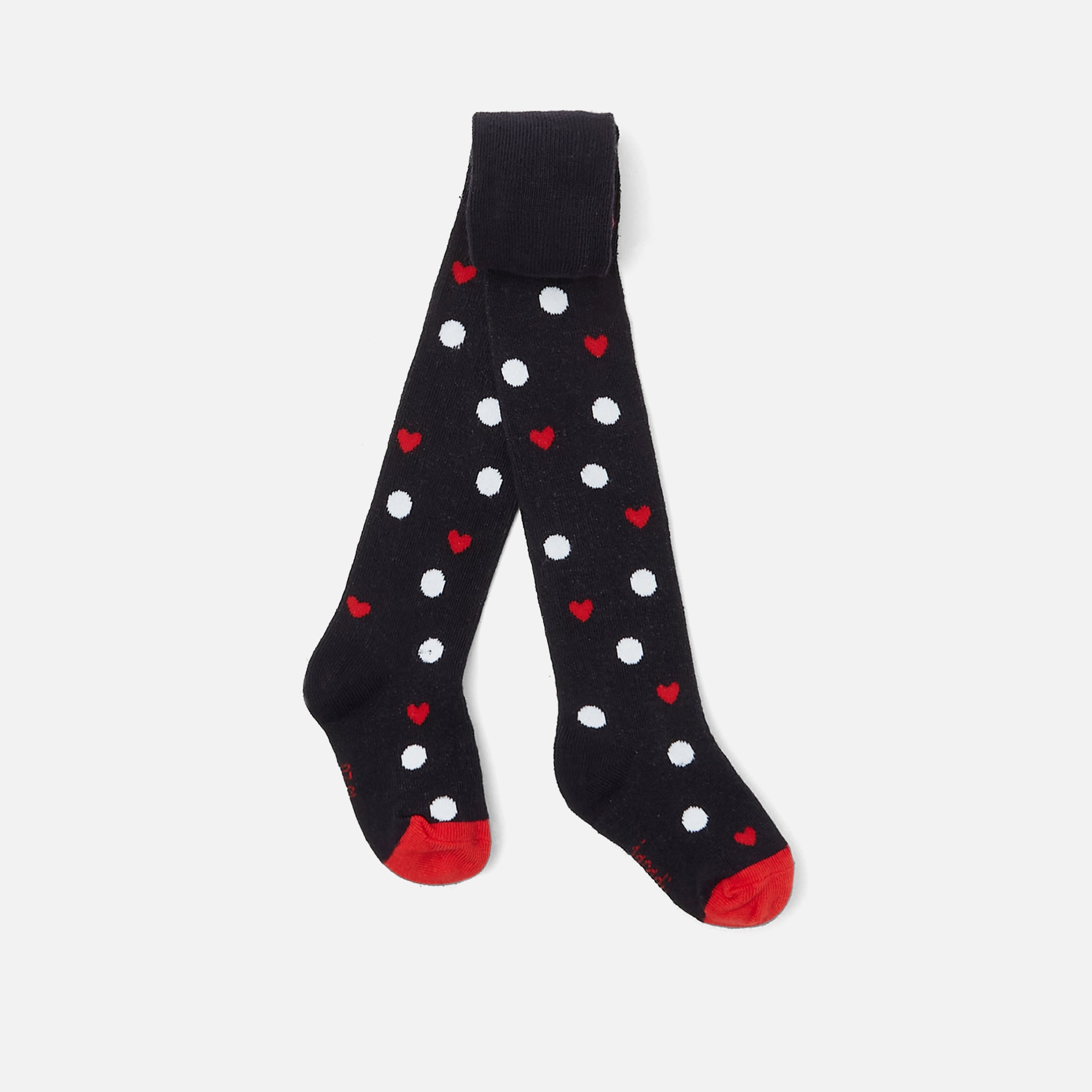 Toddler girl little hearts tights