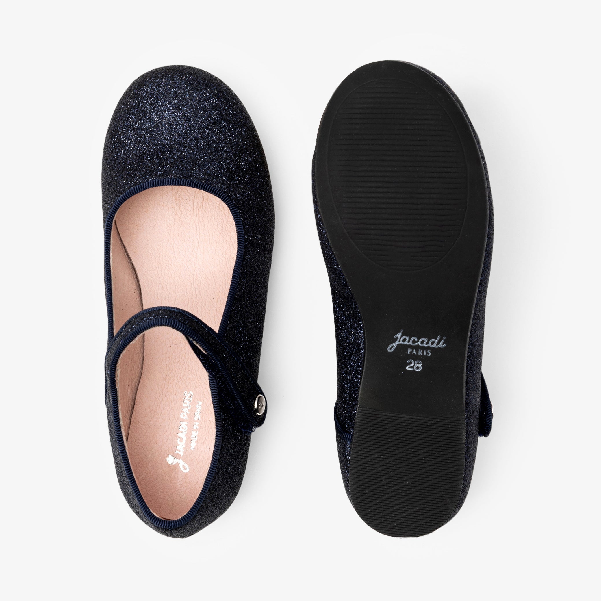 Girl glittery Mary Janes