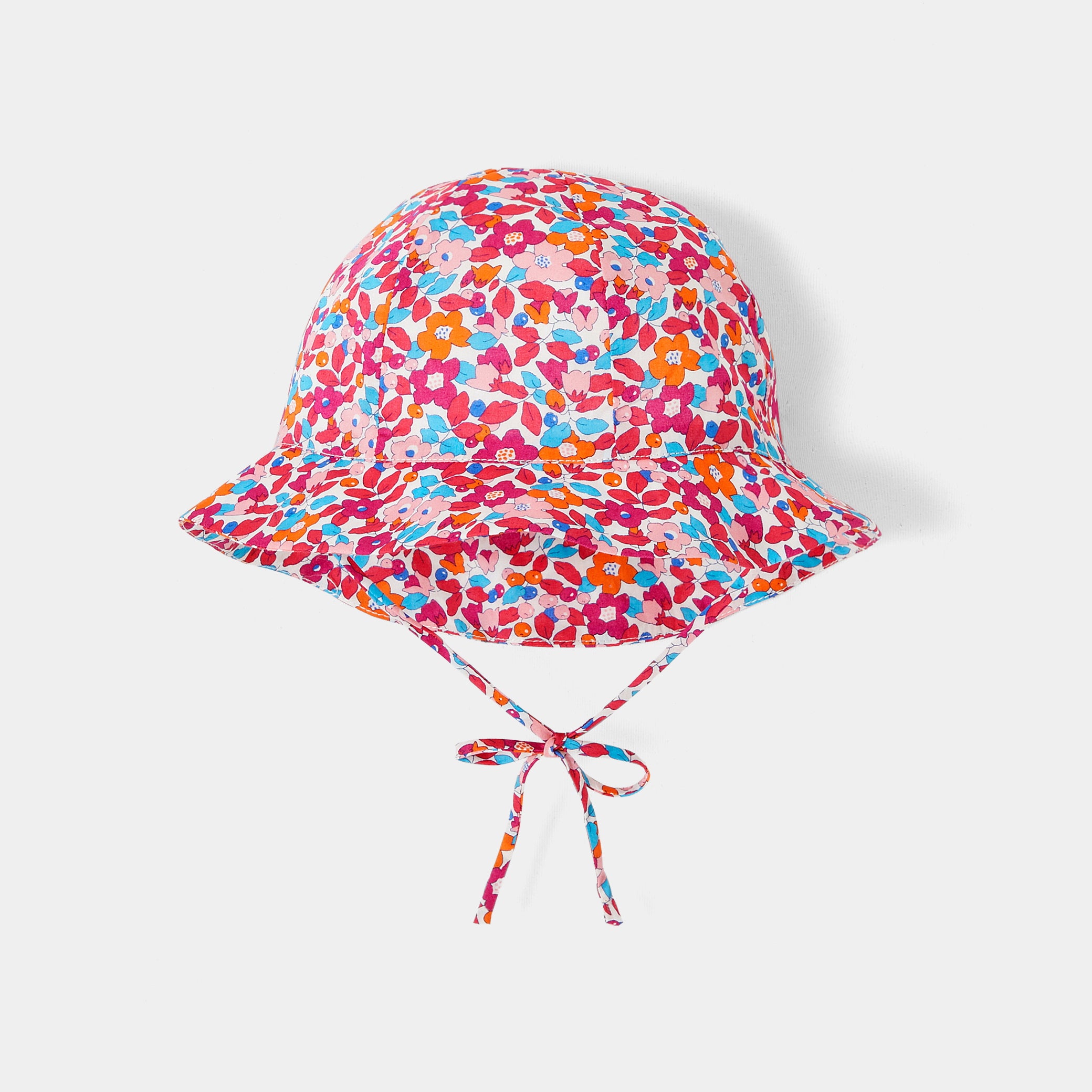 Toddler girl Liberty fabric hat
