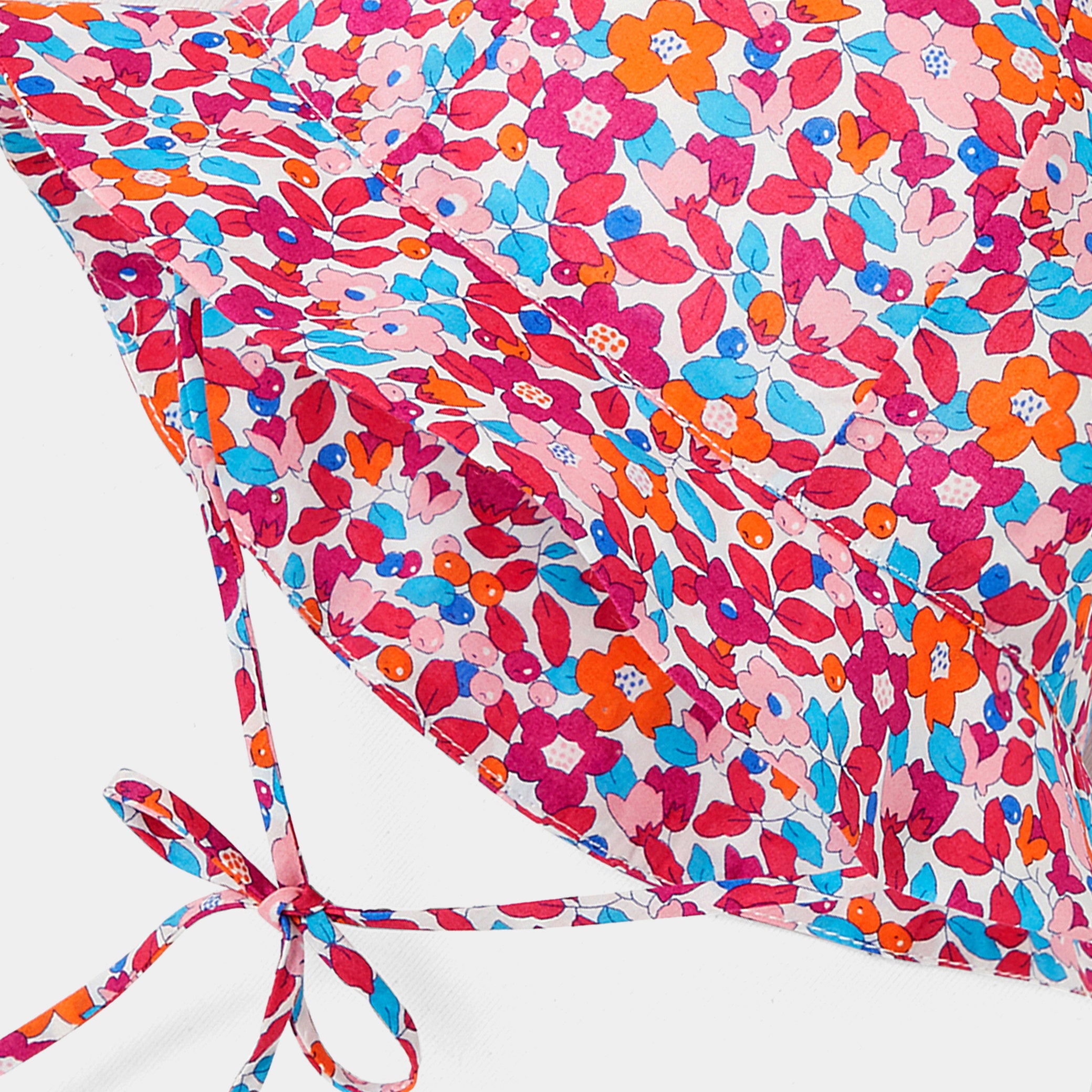 Toddler girl Liberty fabric hat