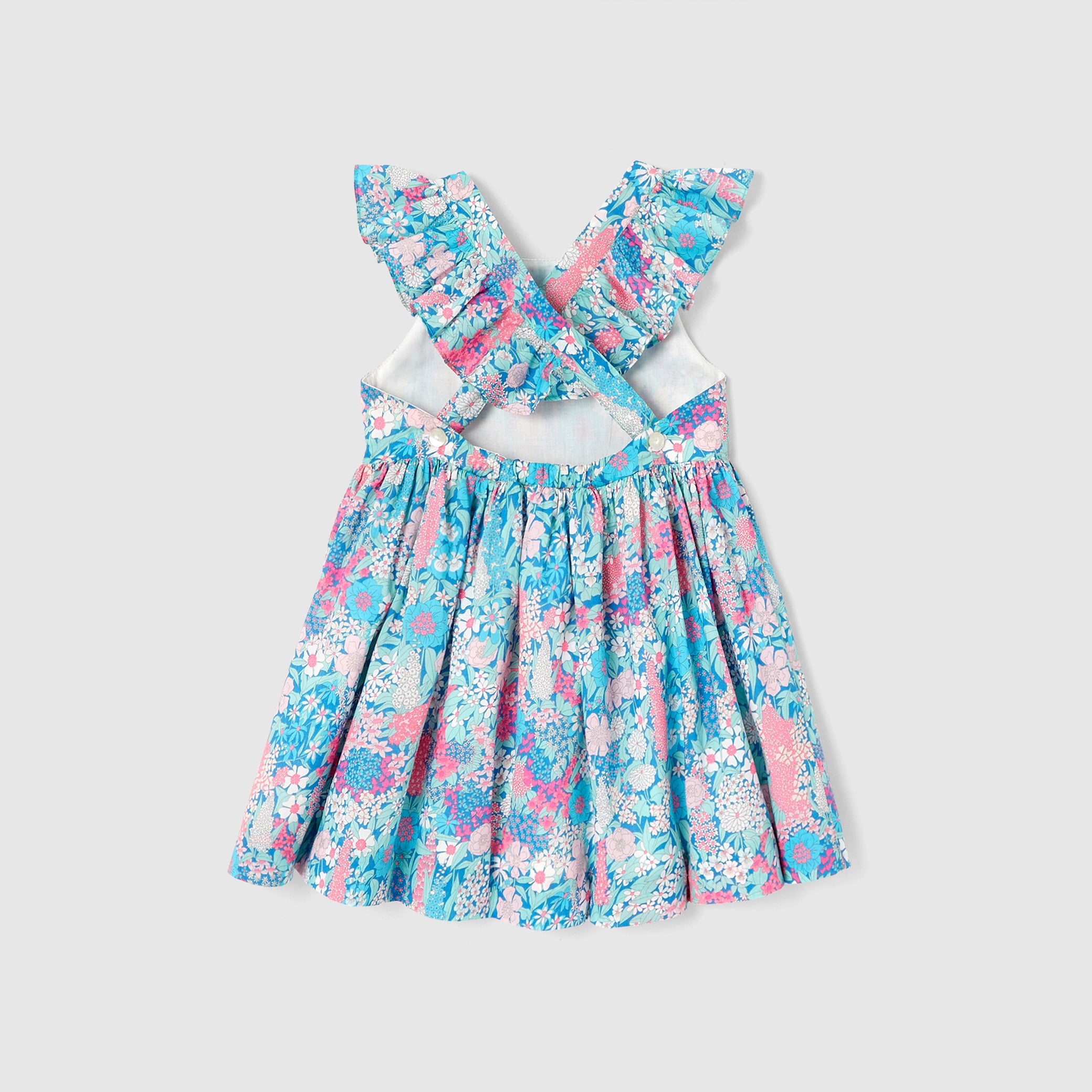 Toddler girl Liberty fabric dress