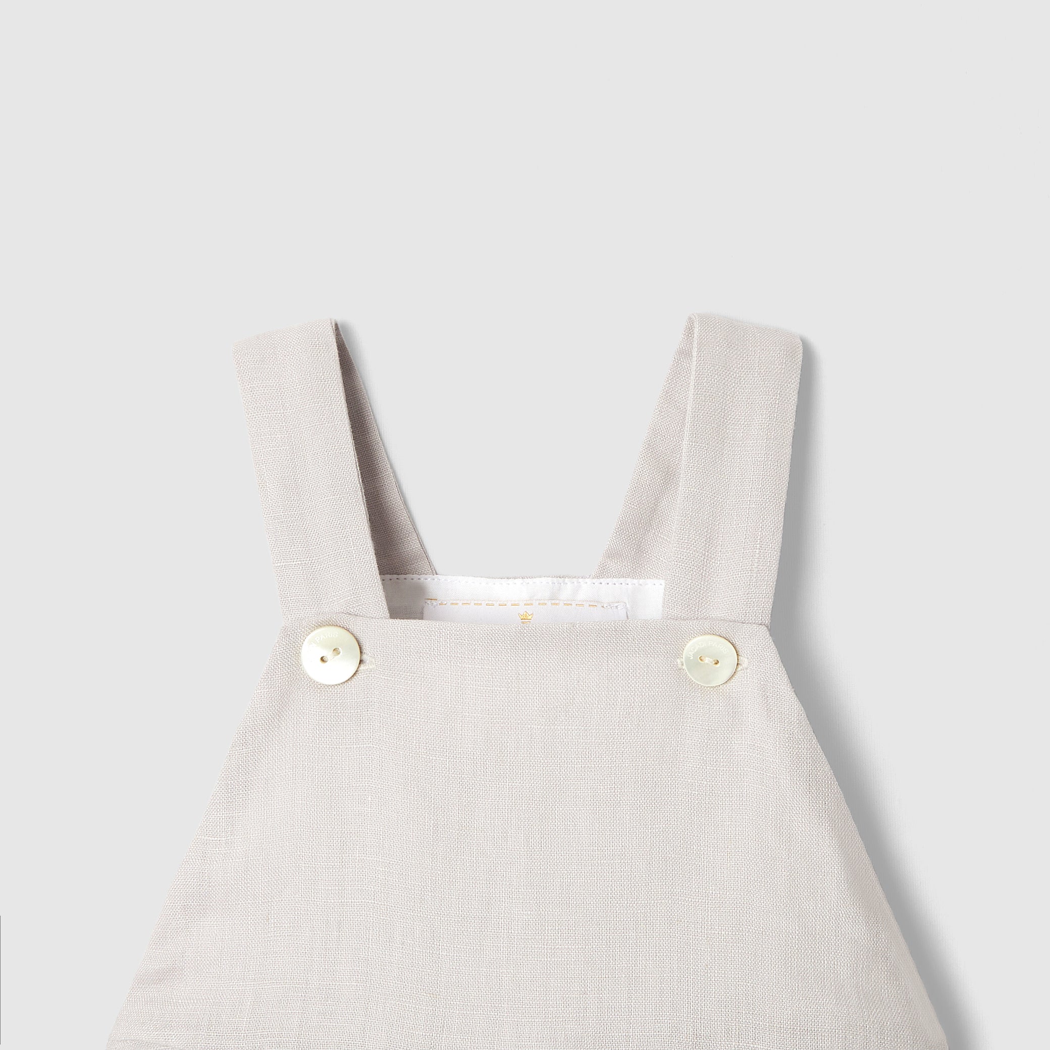Toddler boy linen romper