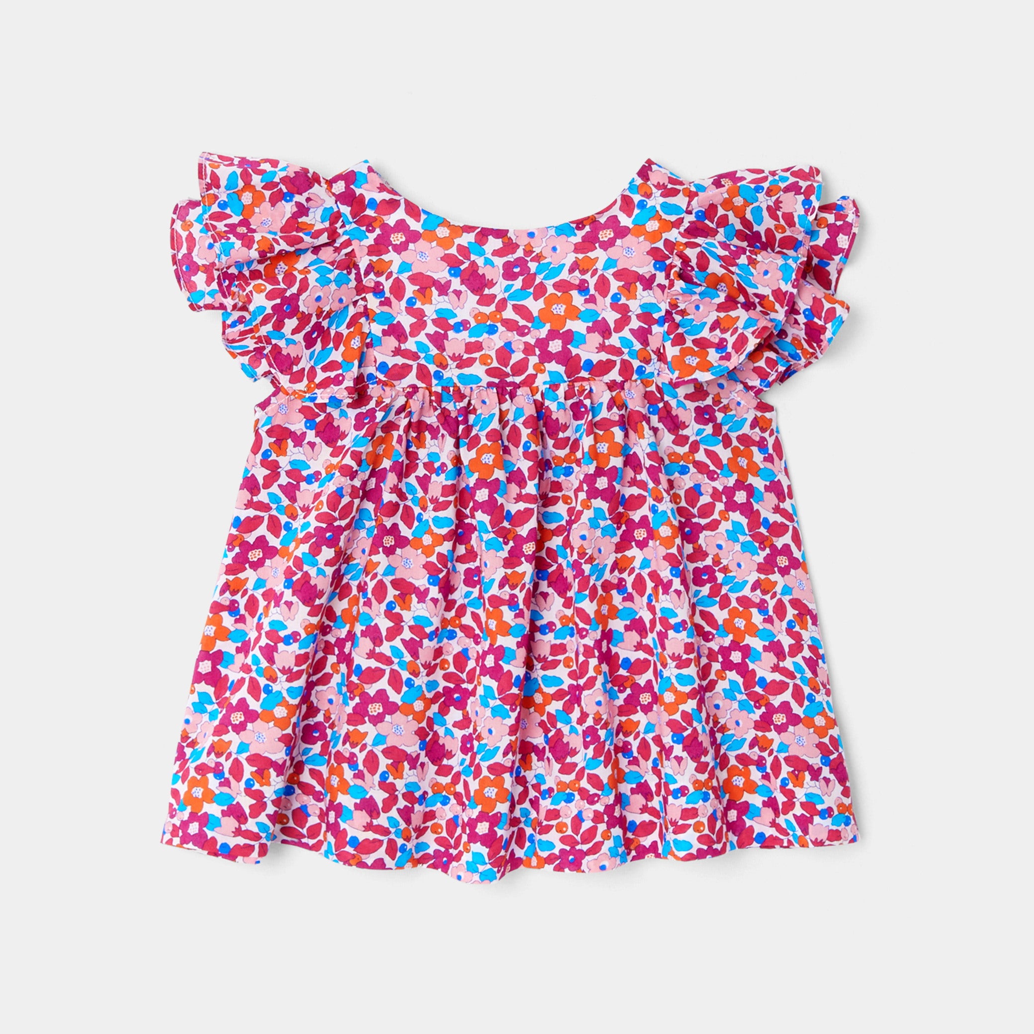 Toddler girl Liberty fabric blouse