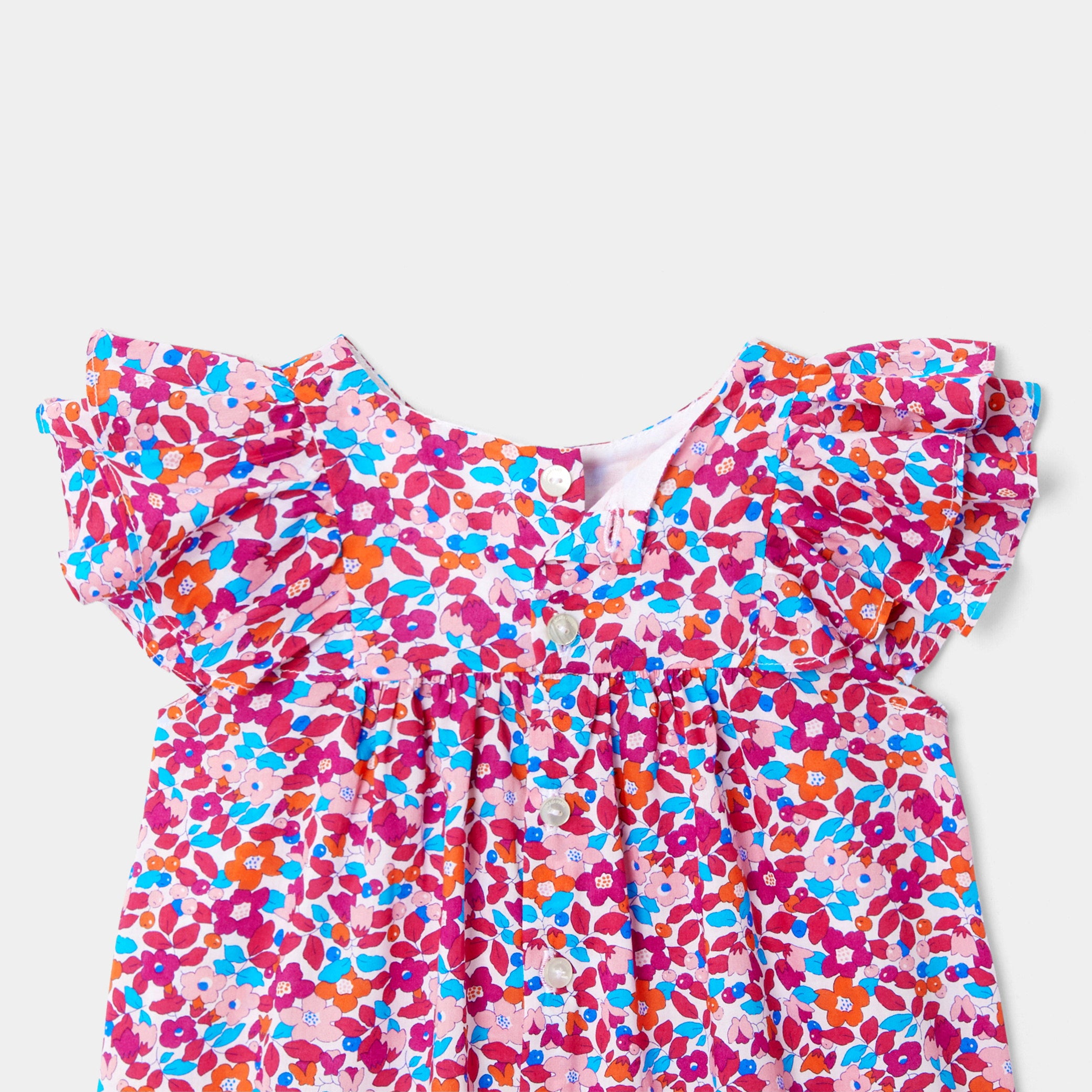 Toddler girl Liberty fabric blouse