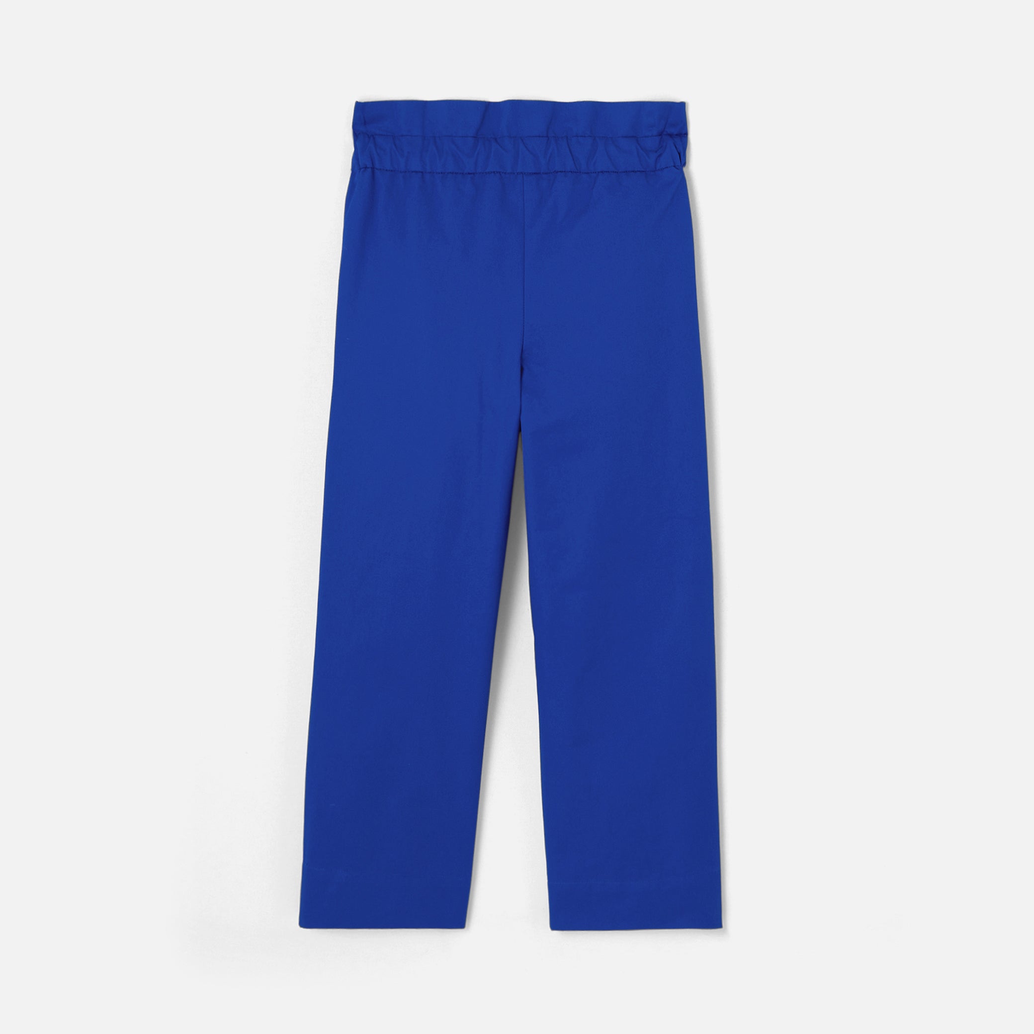 Girl gabardine straight pants