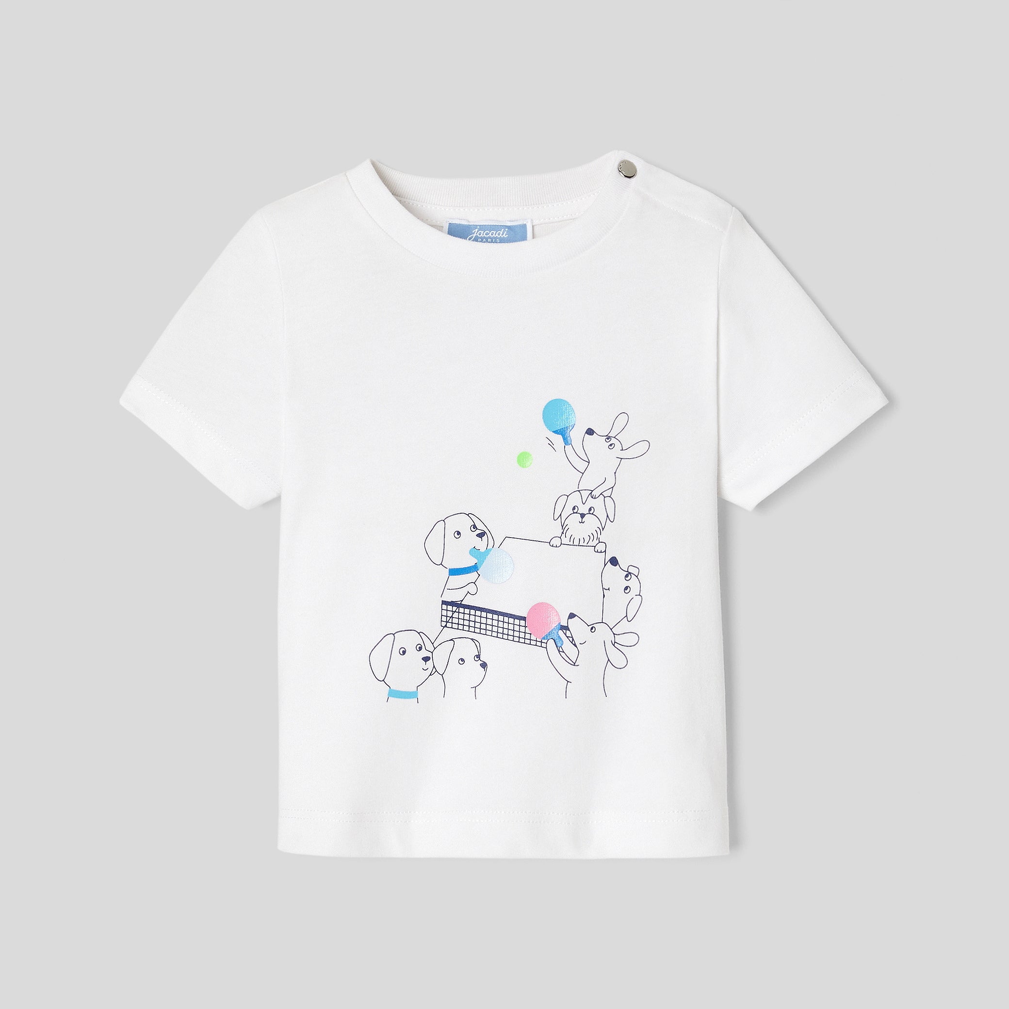 Toddler boy dog print t-shirt
