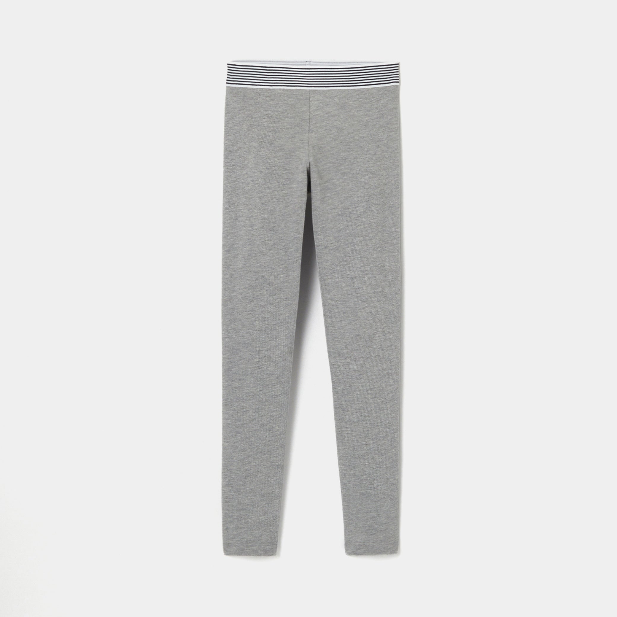 Girl cotton pique leggings