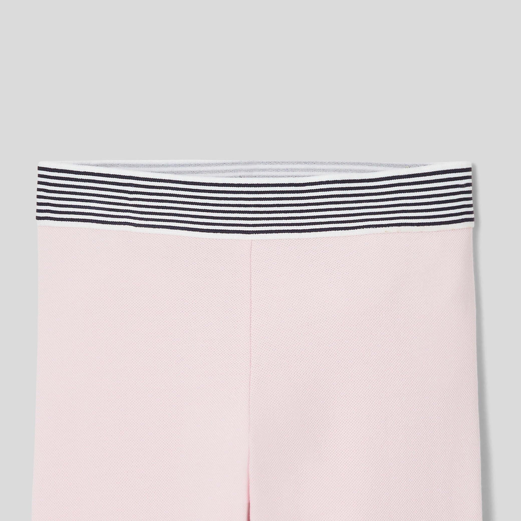 Girl cotton pique leggings