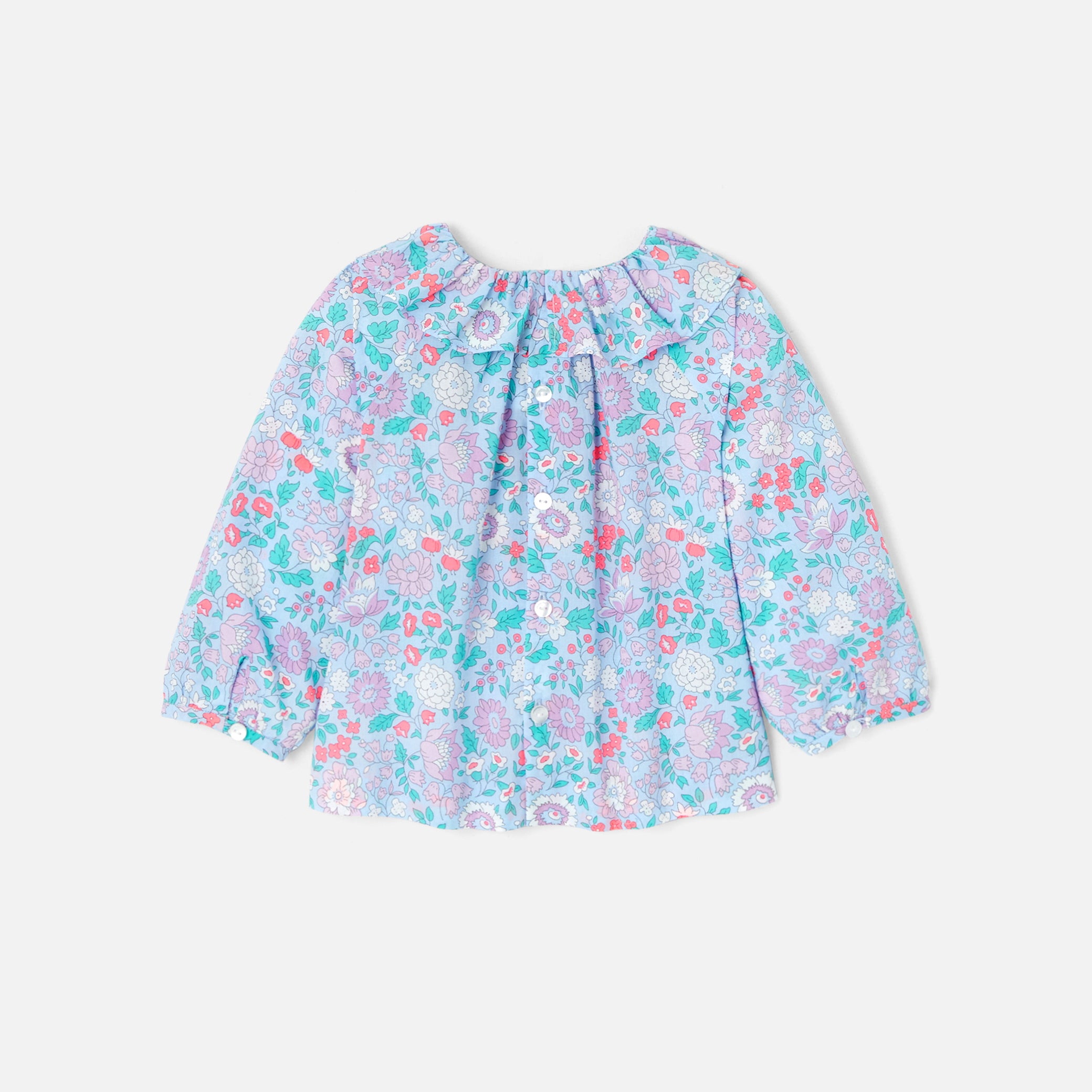 Toddler girl blouse in Liberty fabric