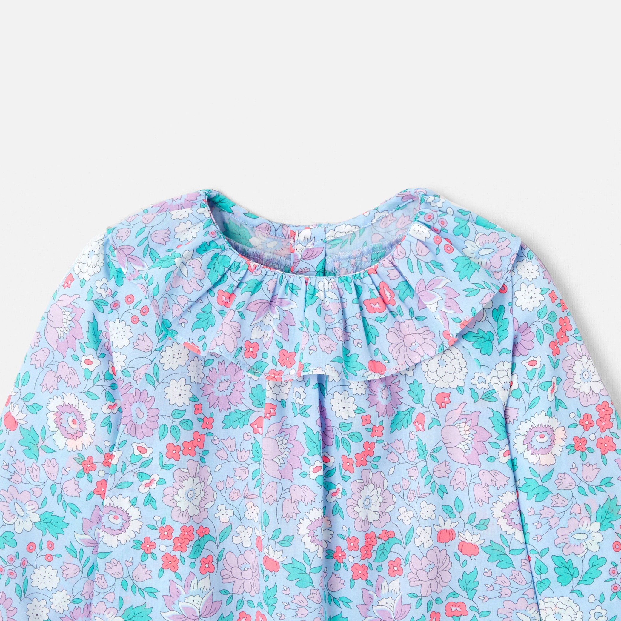 Toddler girl blouse in Liberty fabric