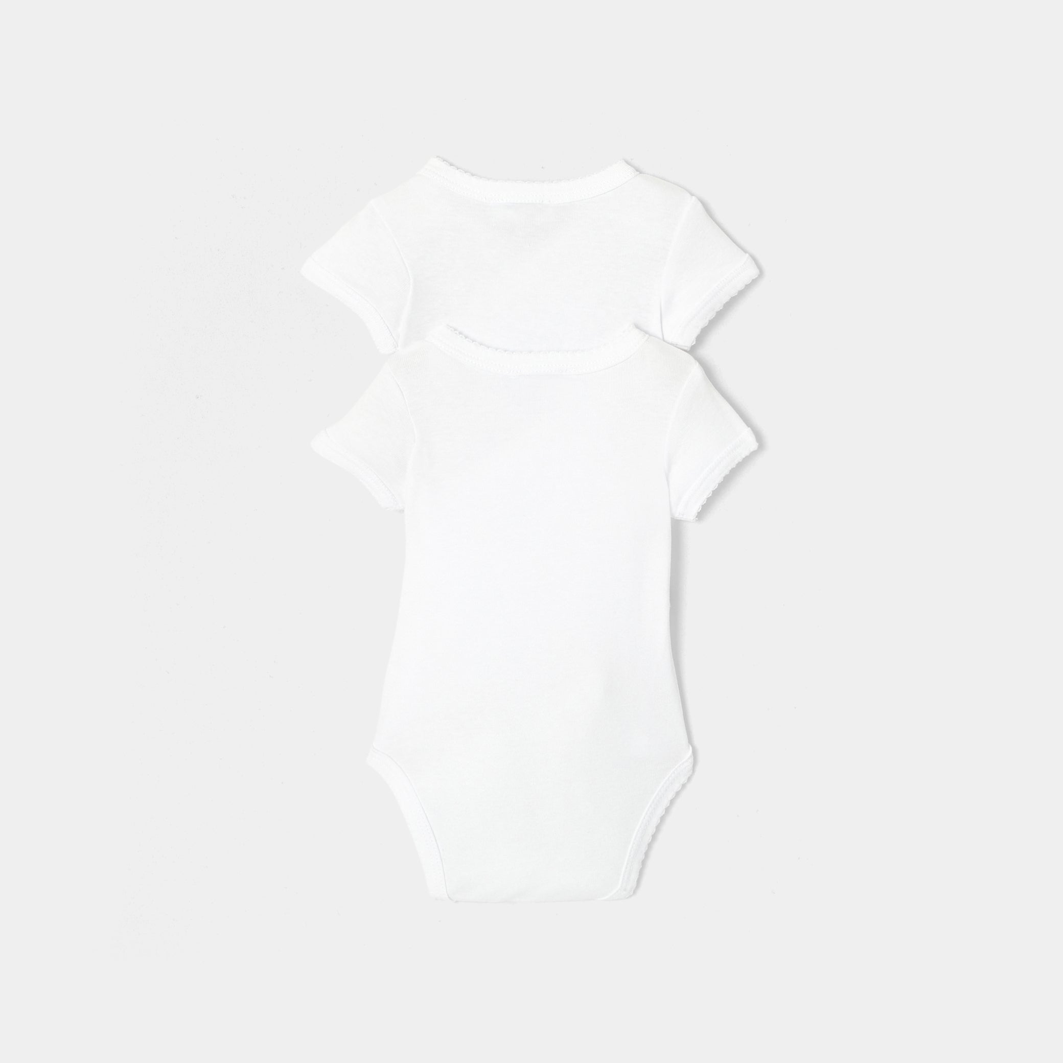 Baby set of 2 short-sleeved bodysuits