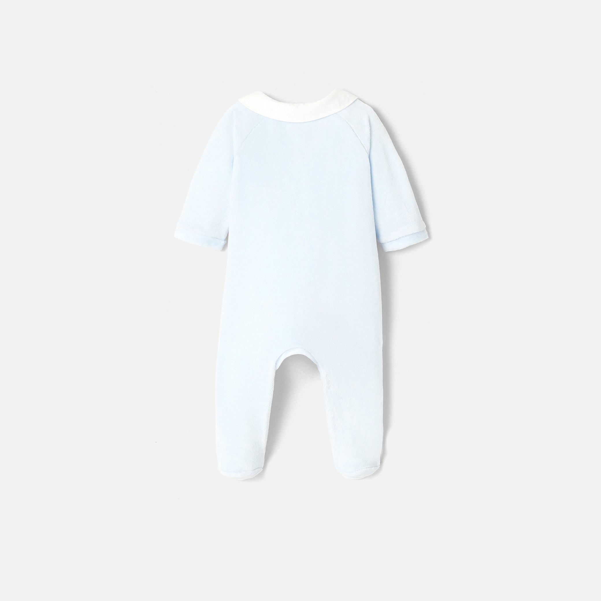Baby boy velour pajamas