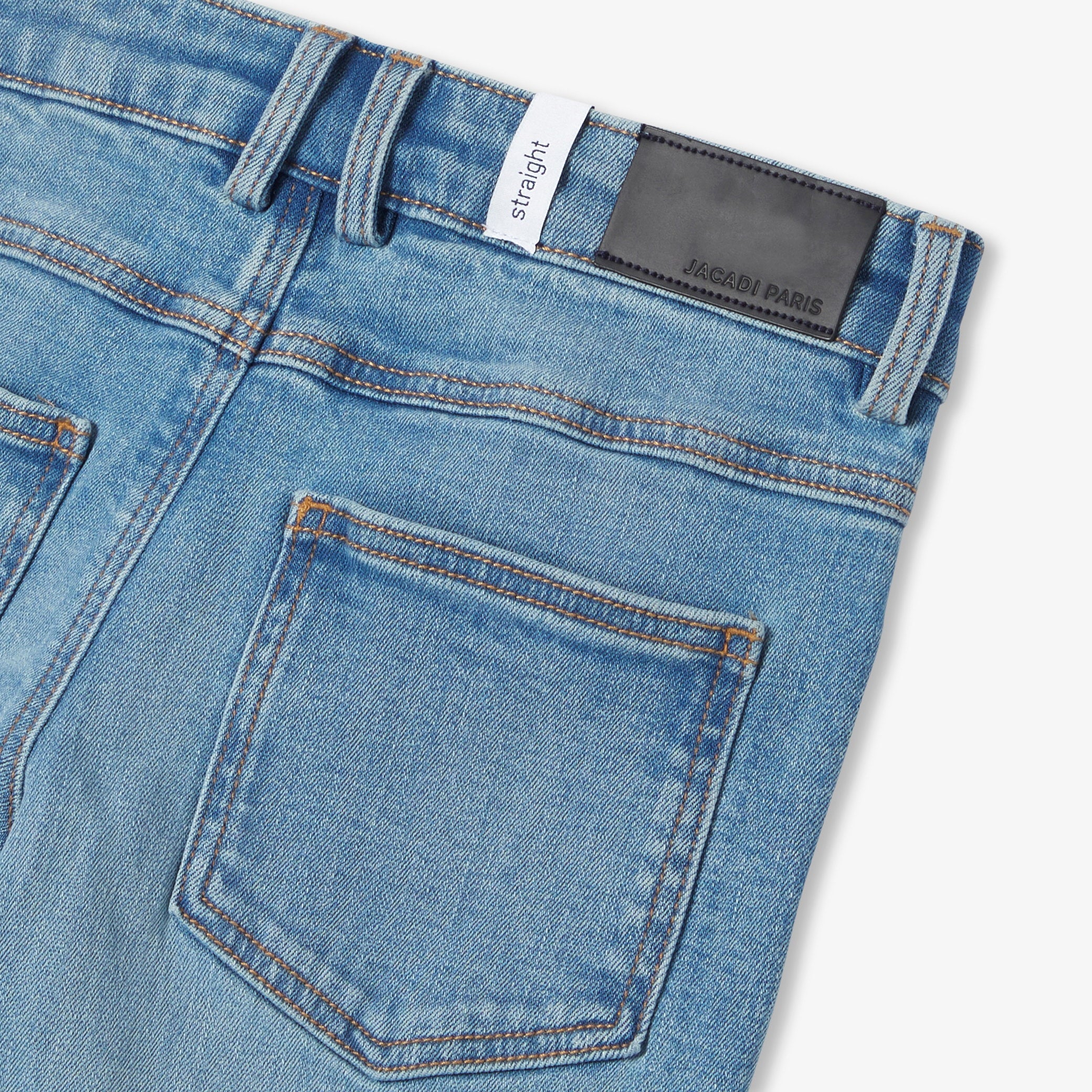 Boy fitted straight jeans