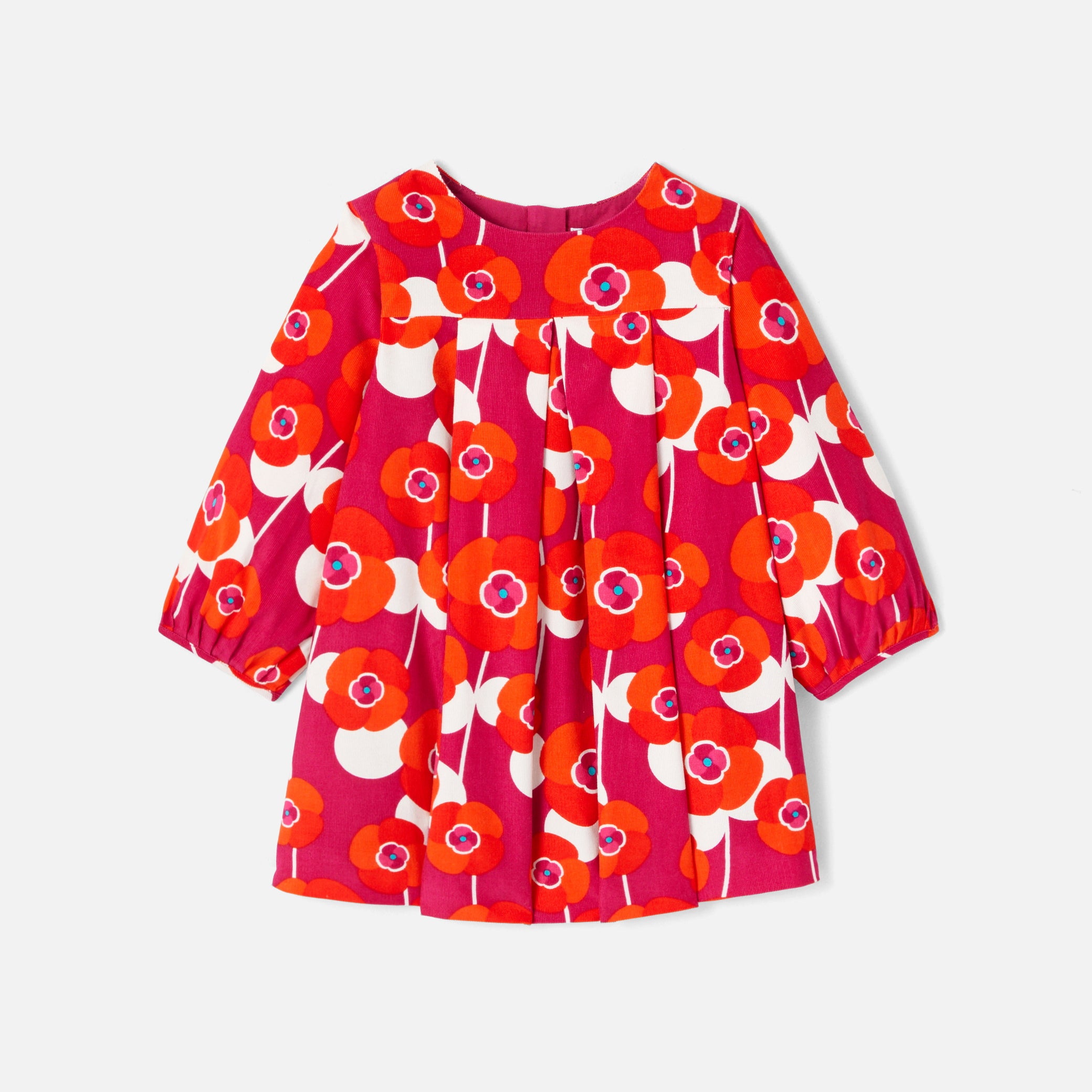 Toddler girl velvet dress