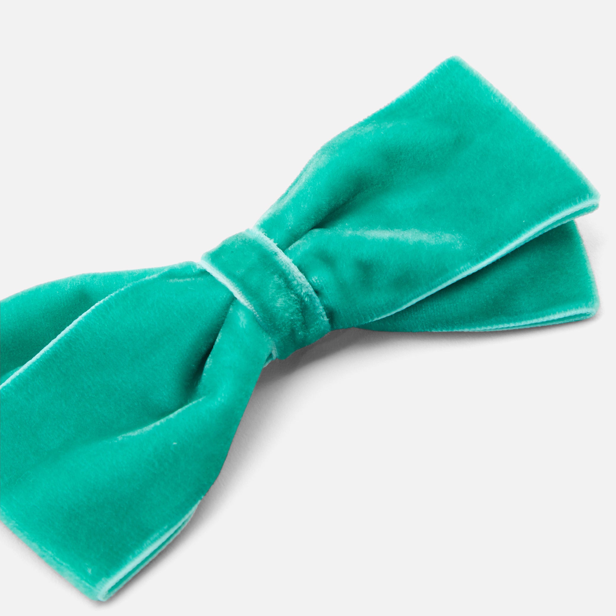 Girl velvet bow hair clip