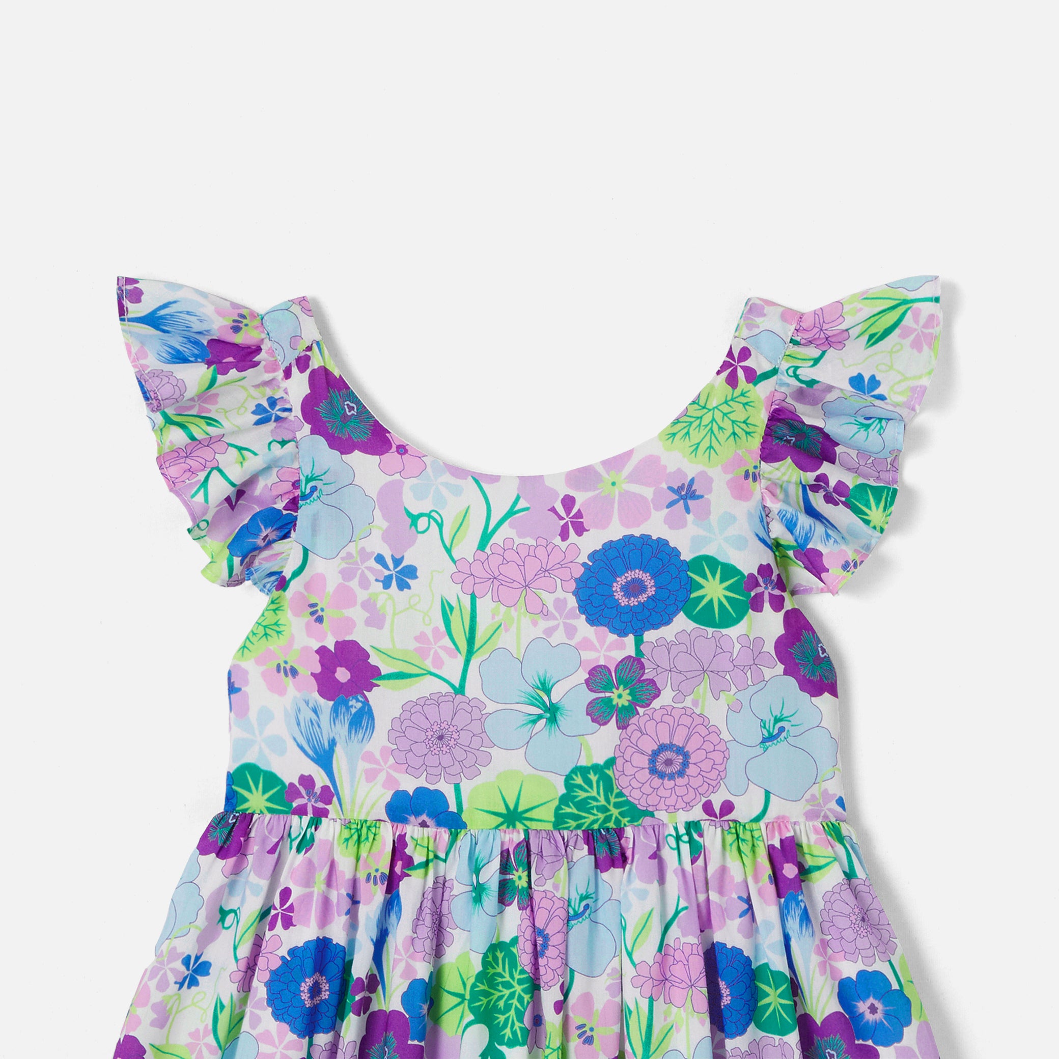Toddler girl dress in Liberty fabric