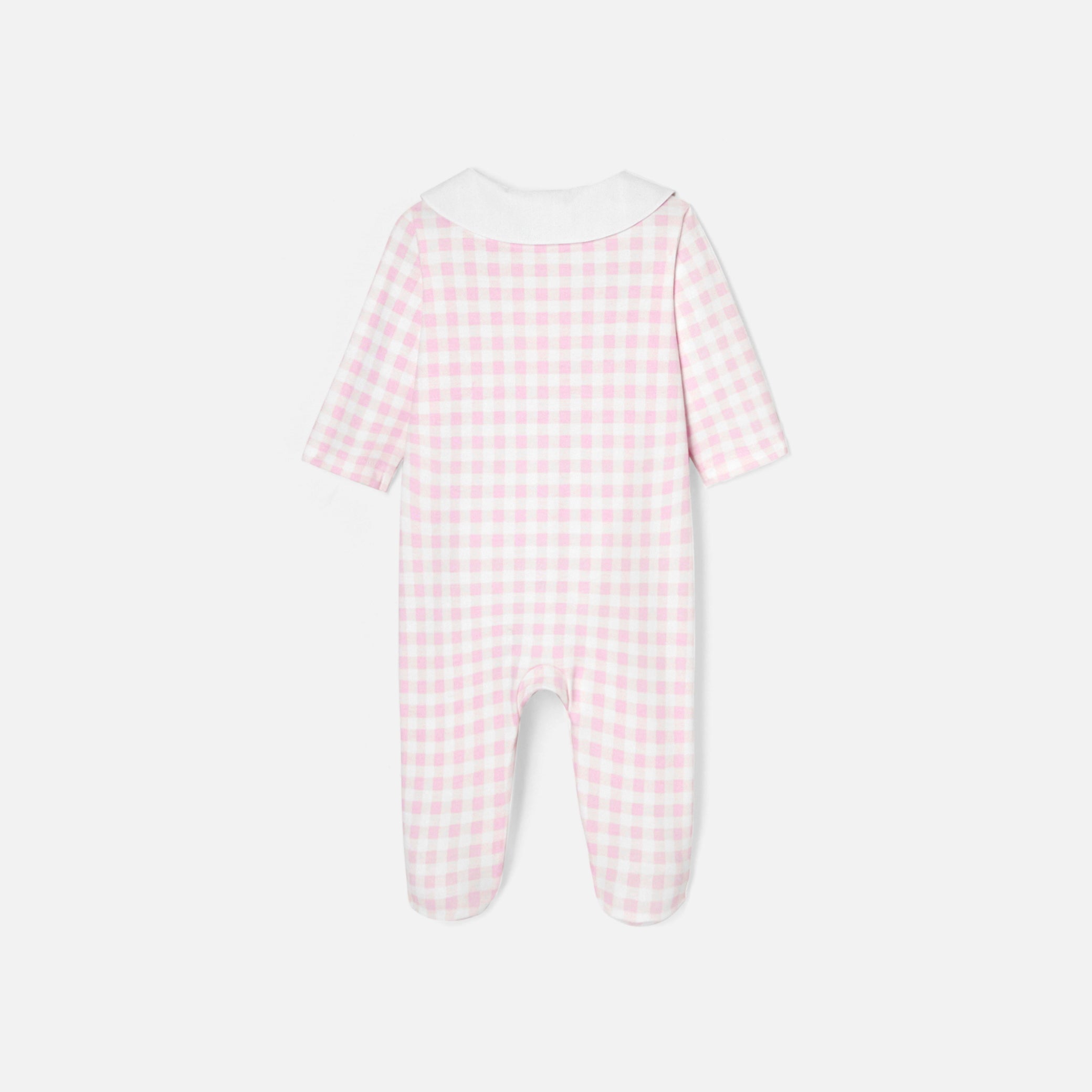 Baby girl gingham print pyjamas
