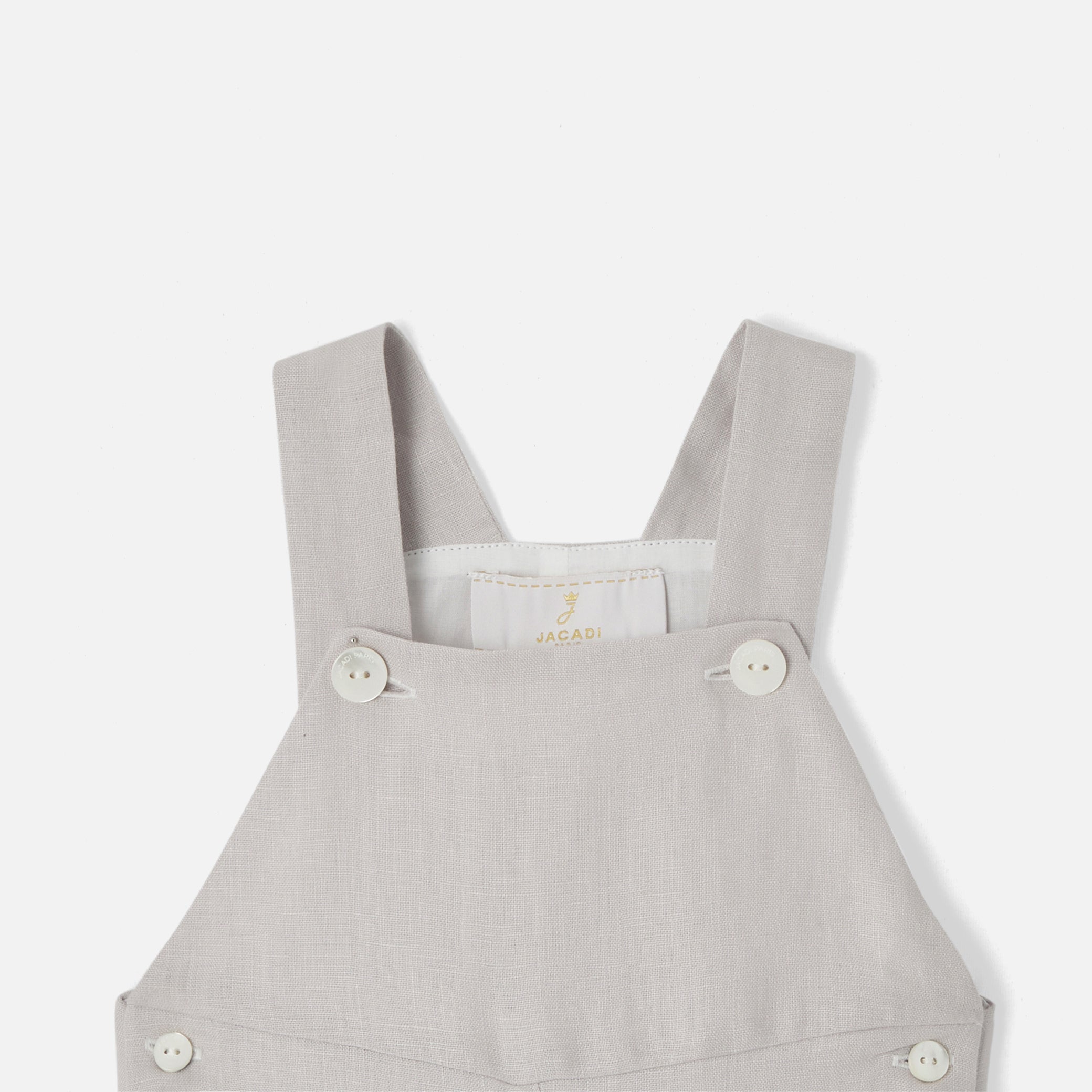 Toddler boy linen romper