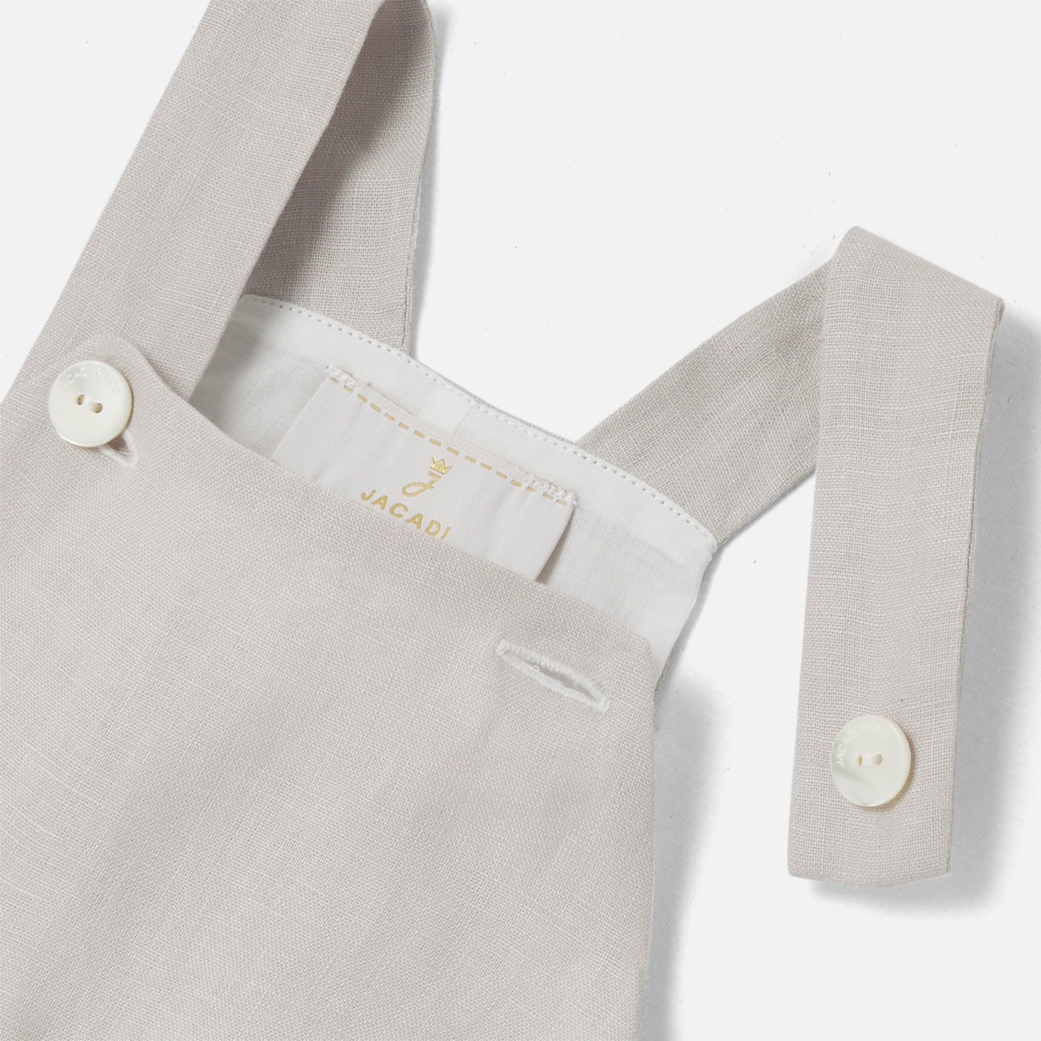 Toddler boy linen romper