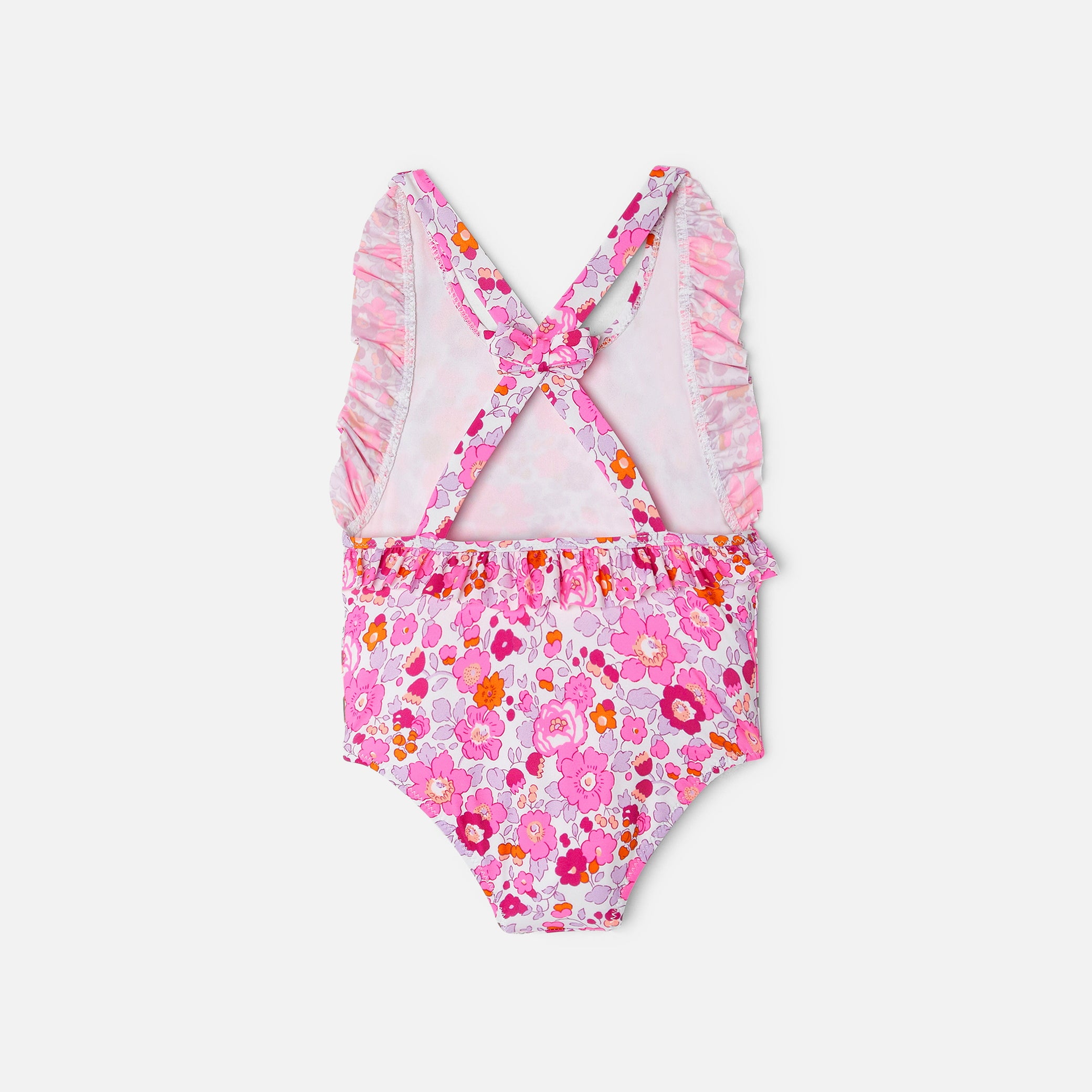 Toddler girl swimsuit in Liberty fabric