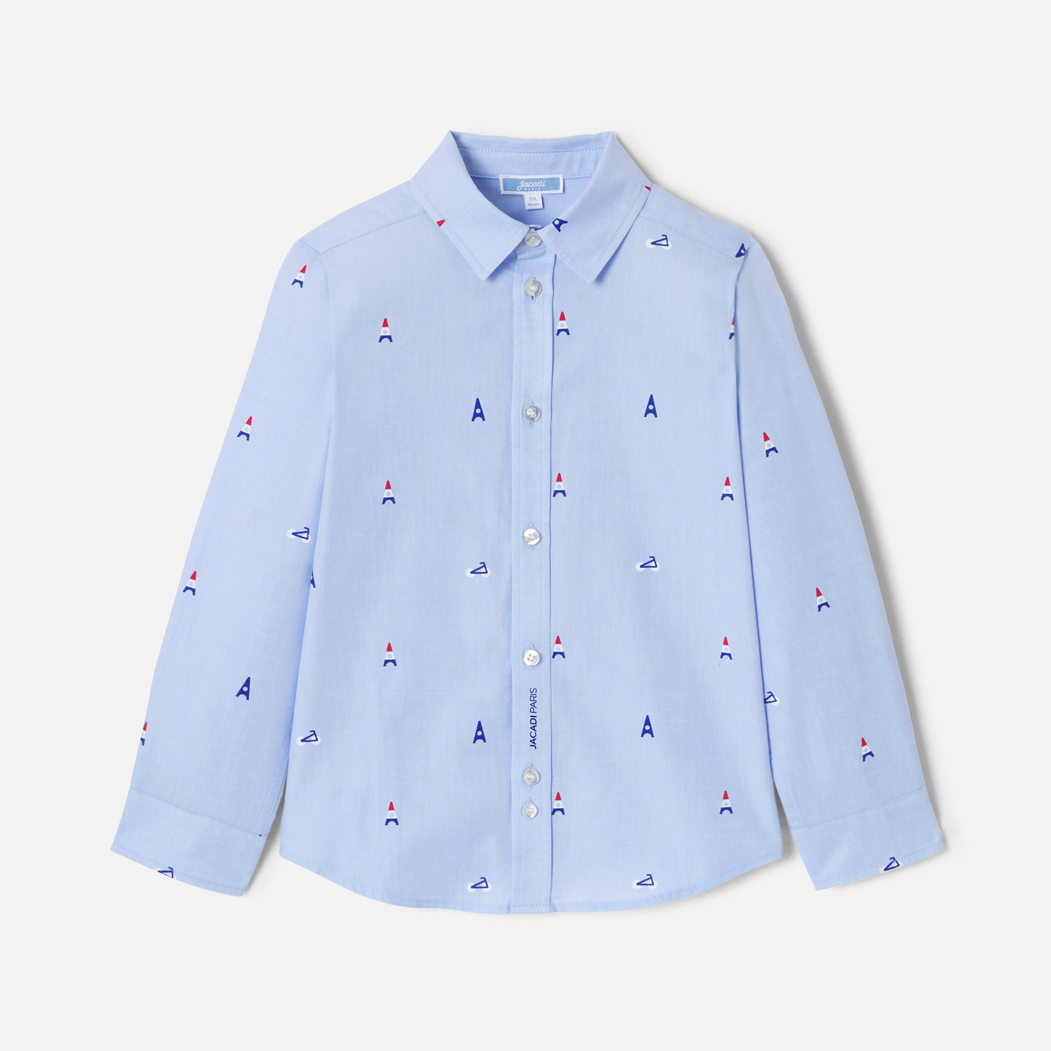 Boy's shirt with Parisian motifs