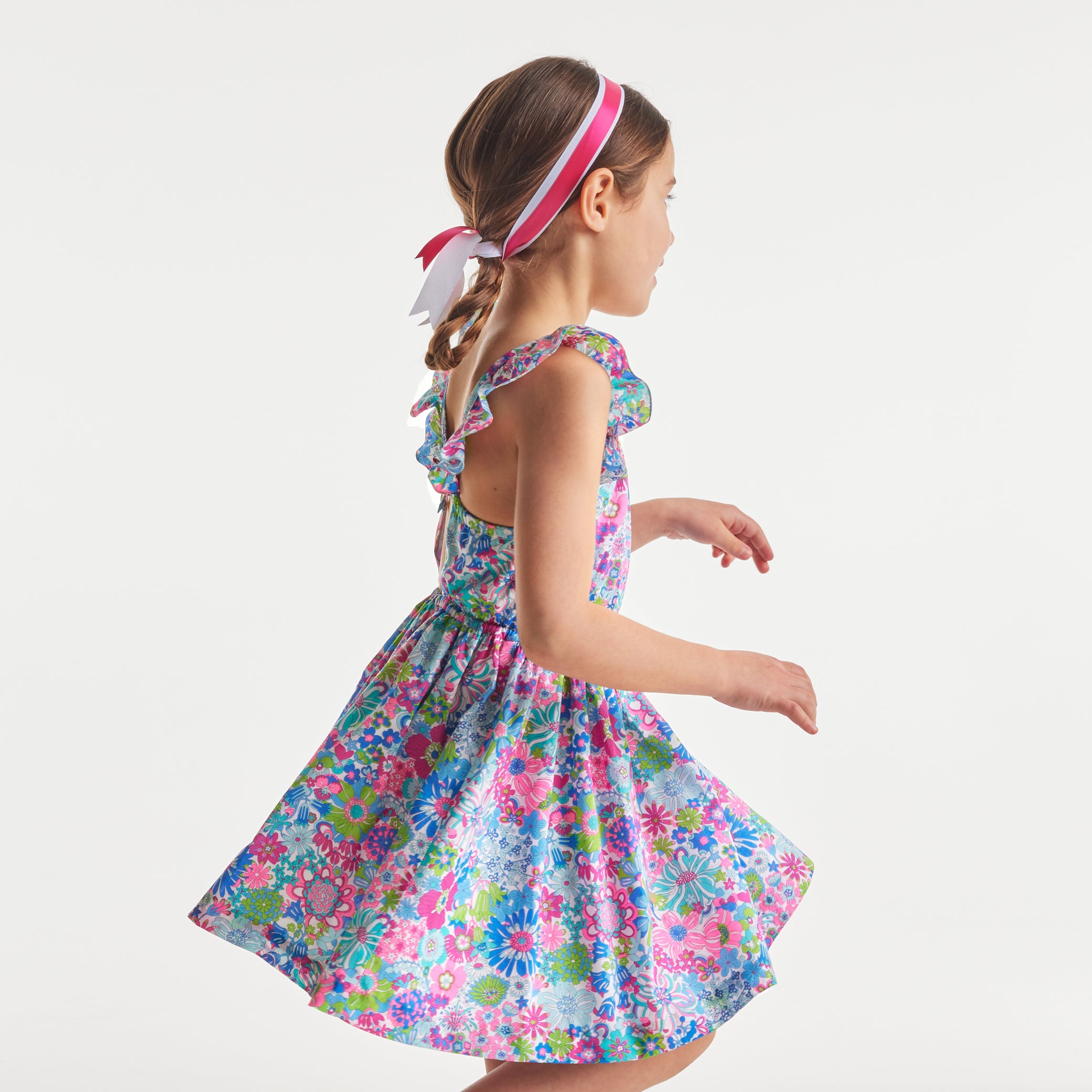 dress in Liberty fabric