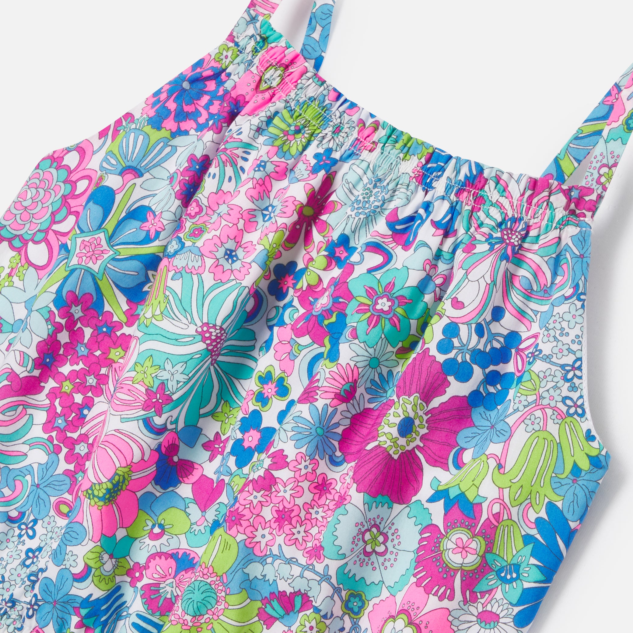 Girl jumpsuit in Liberty fabric
